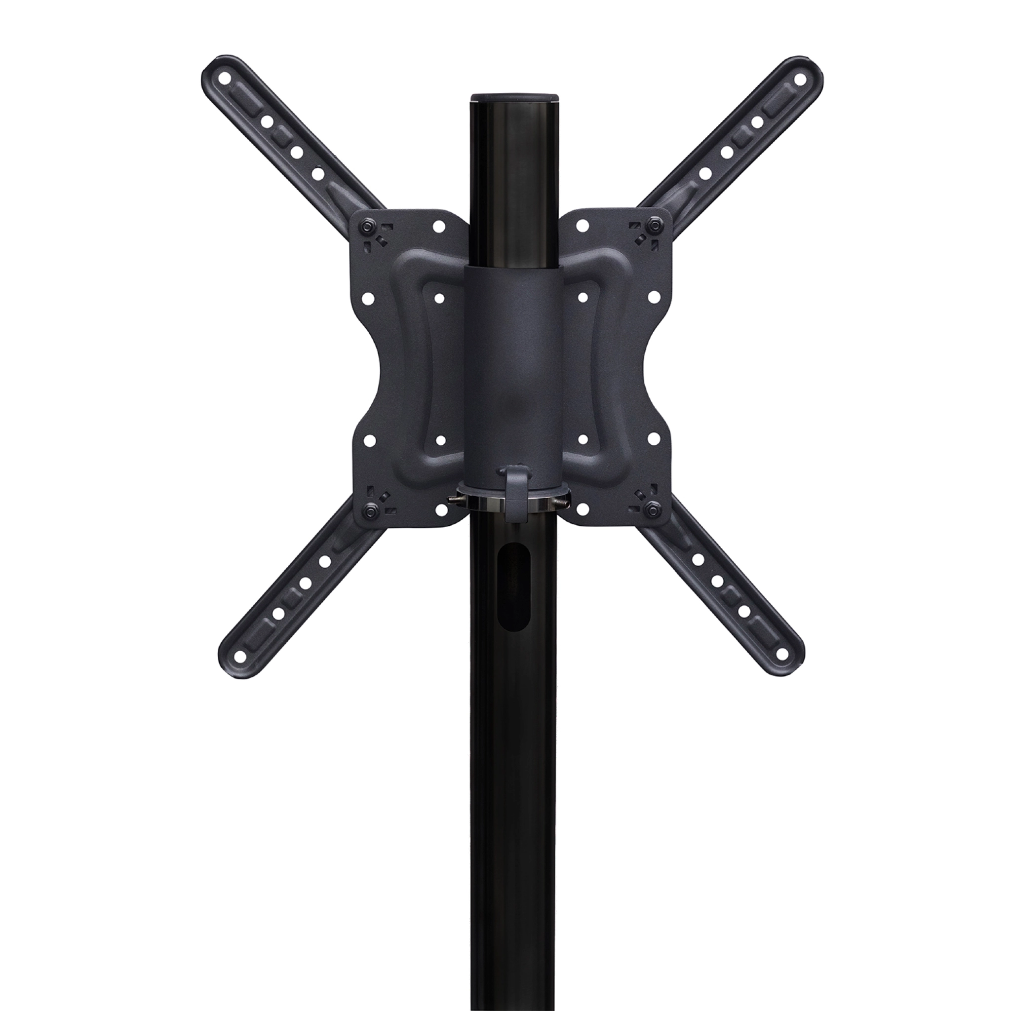 Sinox StandView TV gulvstand med hjul og drejbar top. 26"-65". Matsort