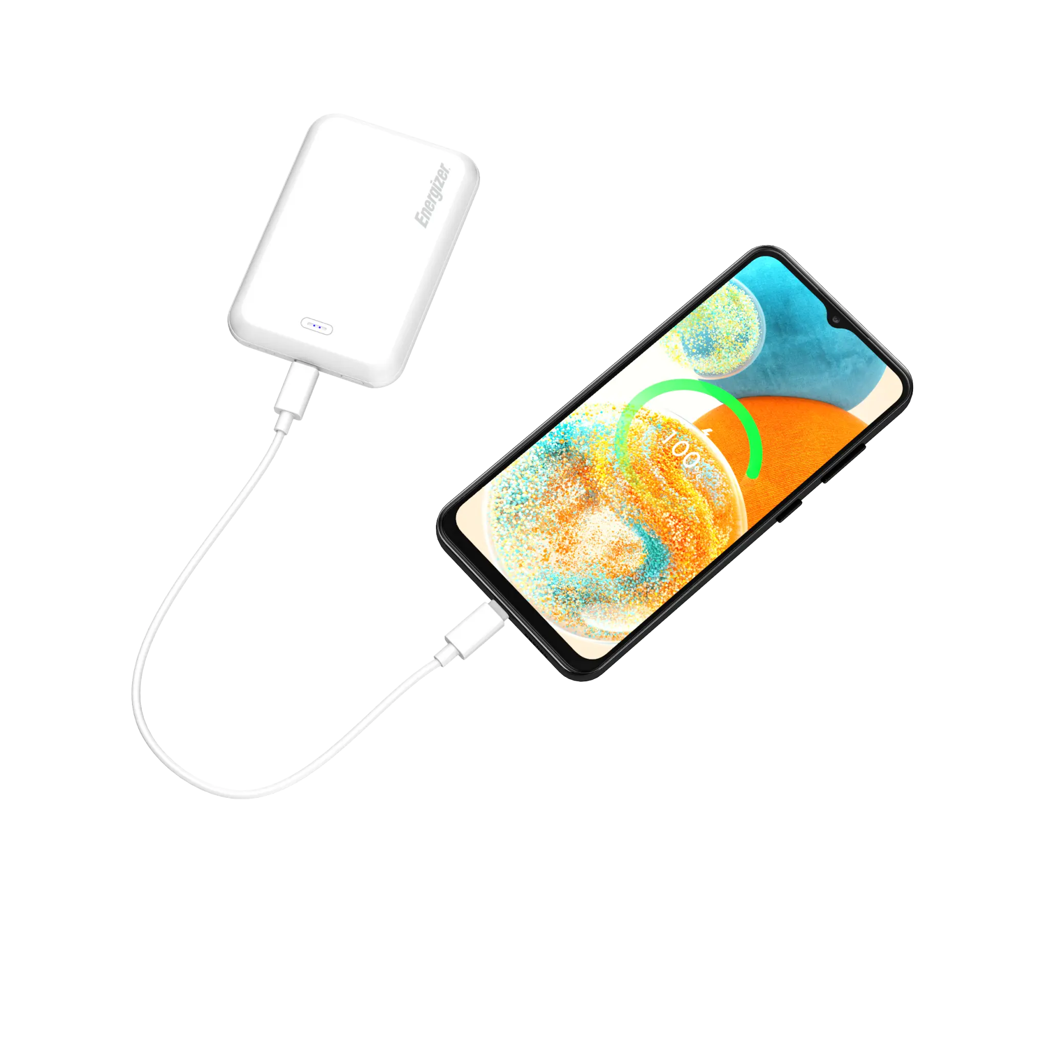 Energizer 15W magnetisk trådløs powerbank. Hvid Energizer 15W magnetisk trådløs powerbank. Hvid