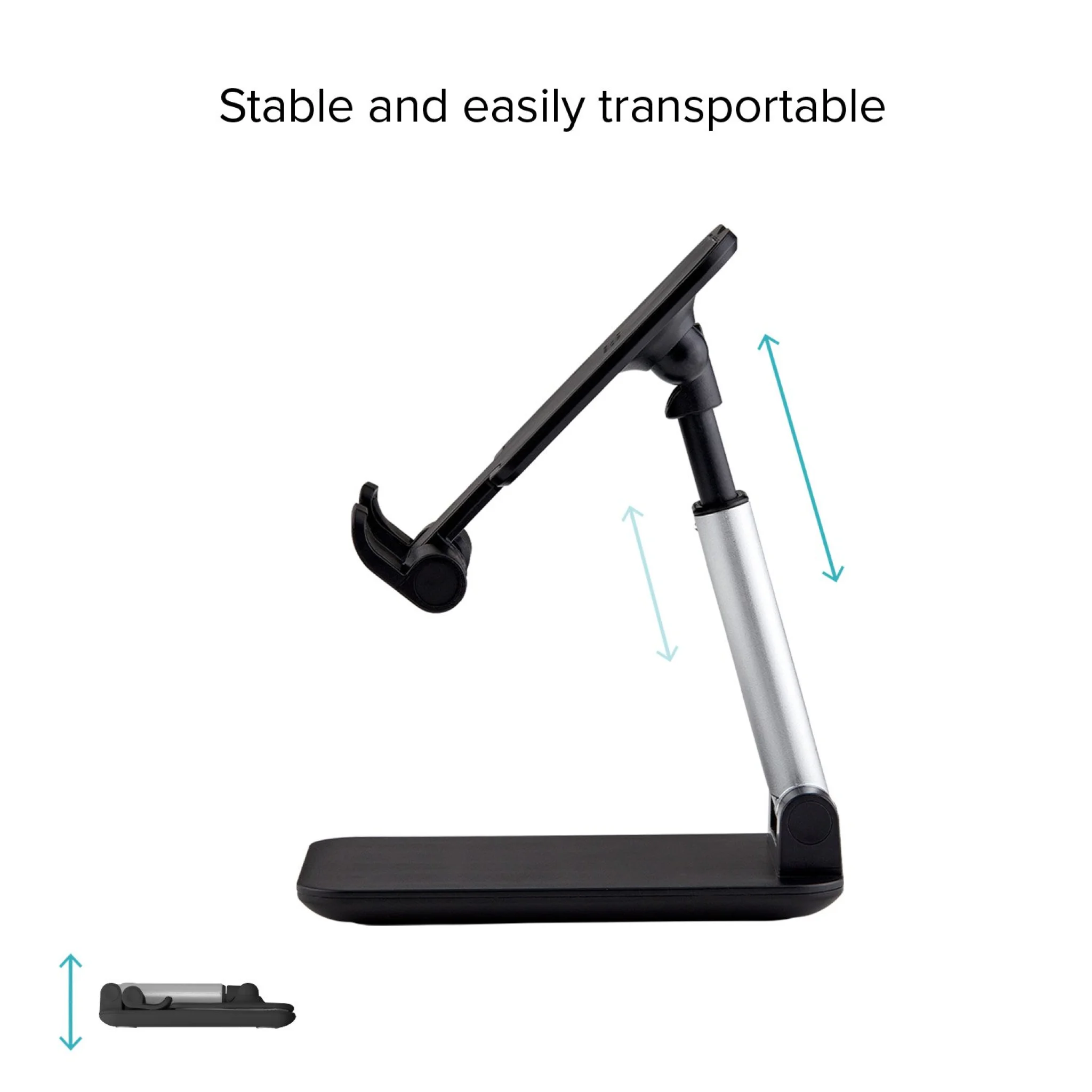 SBS transportablet bordstativ til smartphones op til 12"