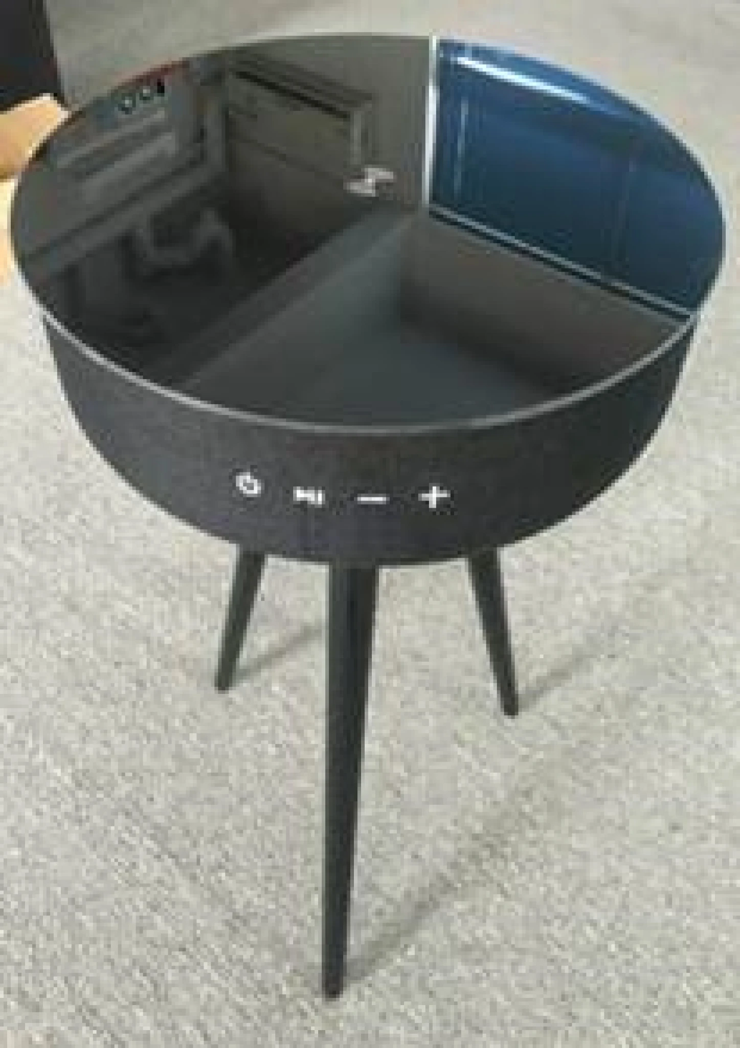 Sinox Bluetooth® højttaler og bord i sort