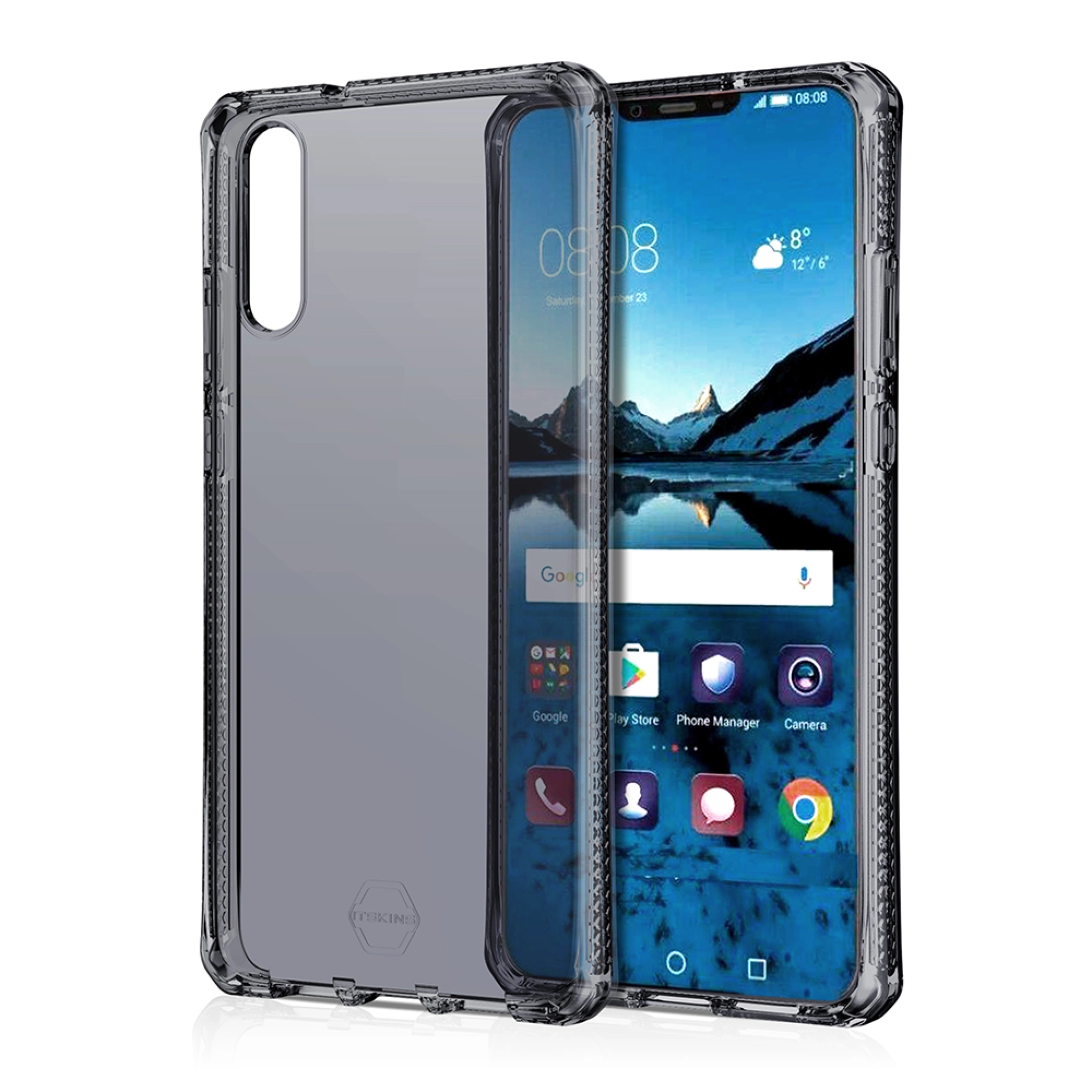 ITSKINS SPECTRUM CLEAR cover til Huawei P20®. Sort