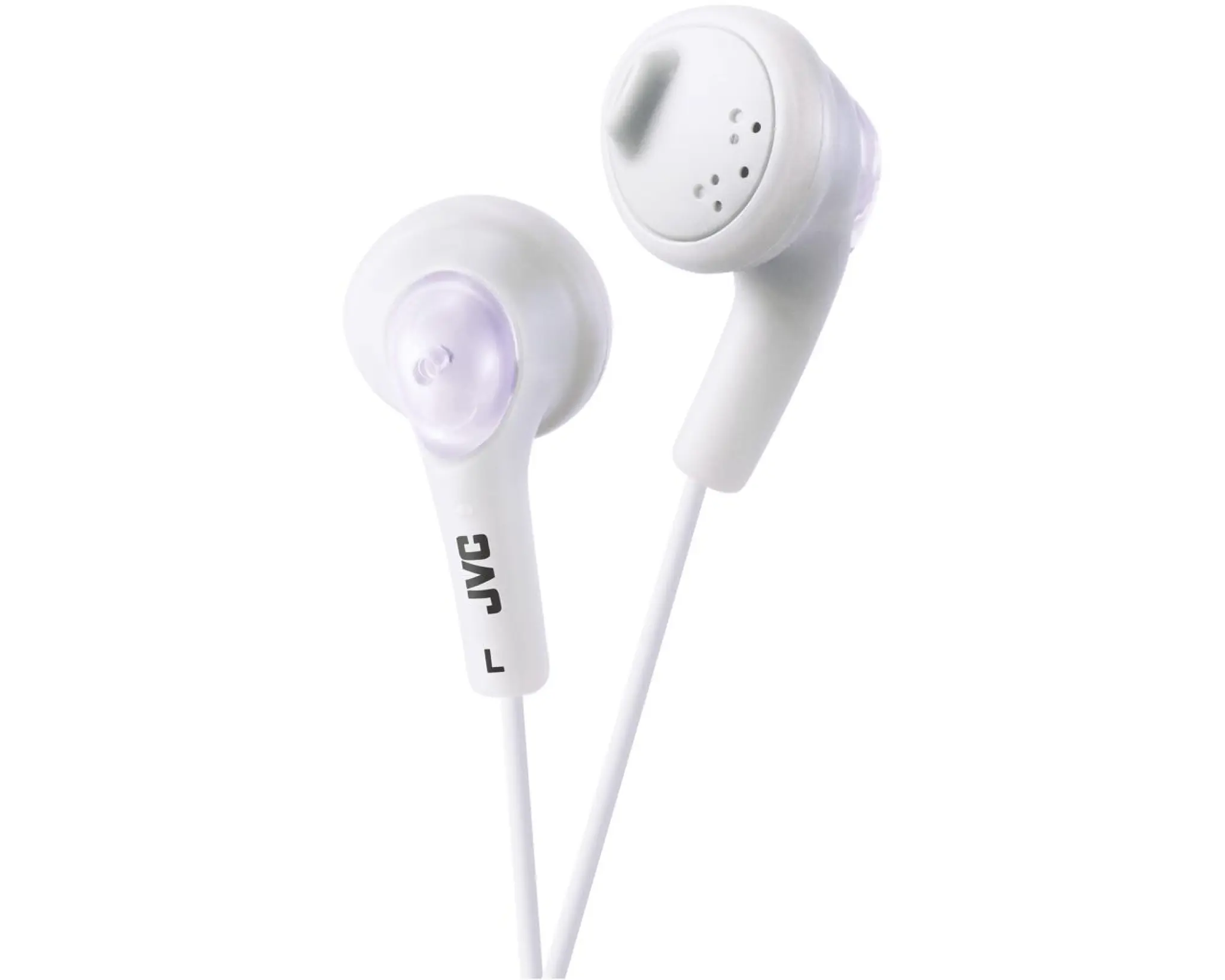 JVC Gumy in-ear høretelefoner. Hvid