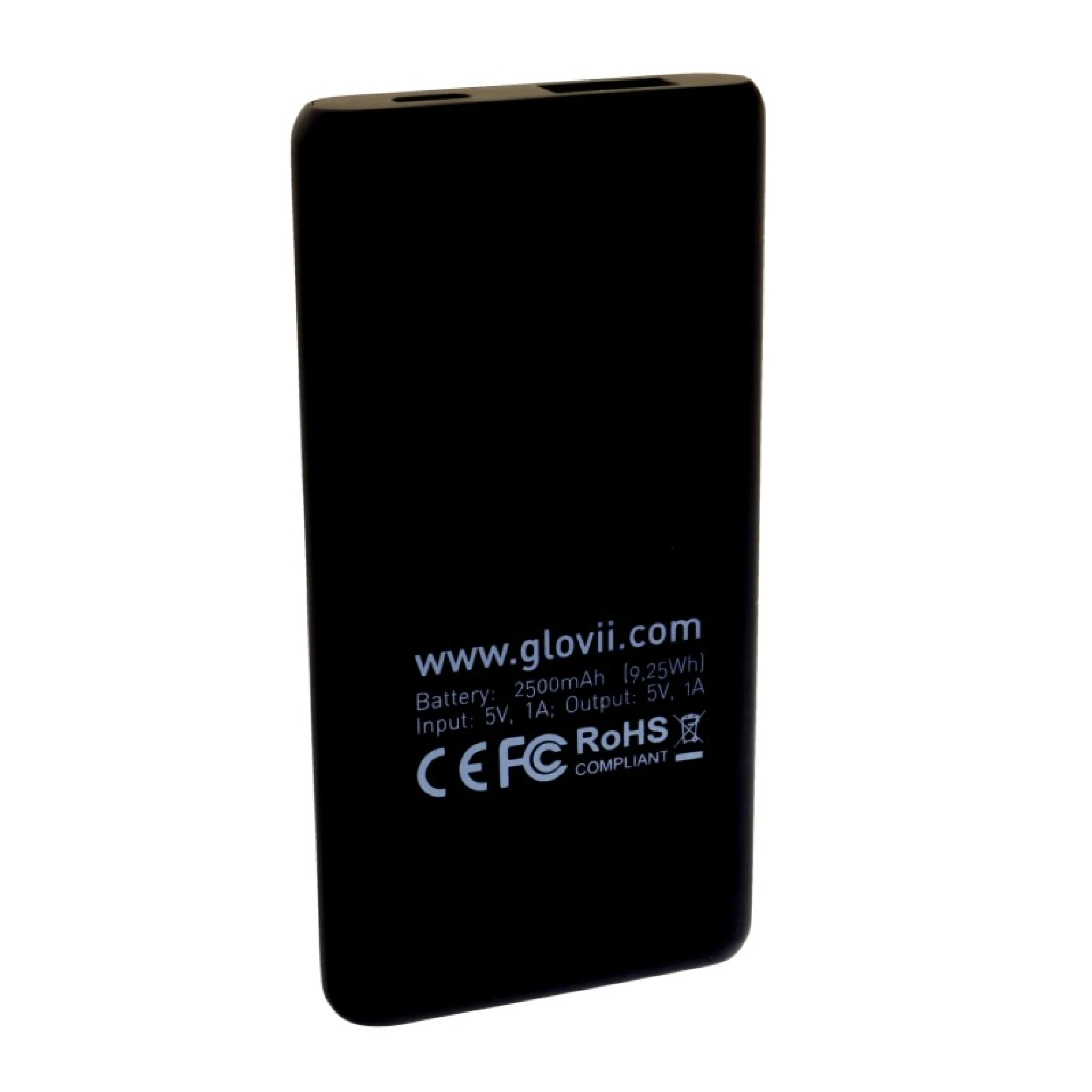 Glovii Power Bank 2500mAh til sokker og hjemmesko