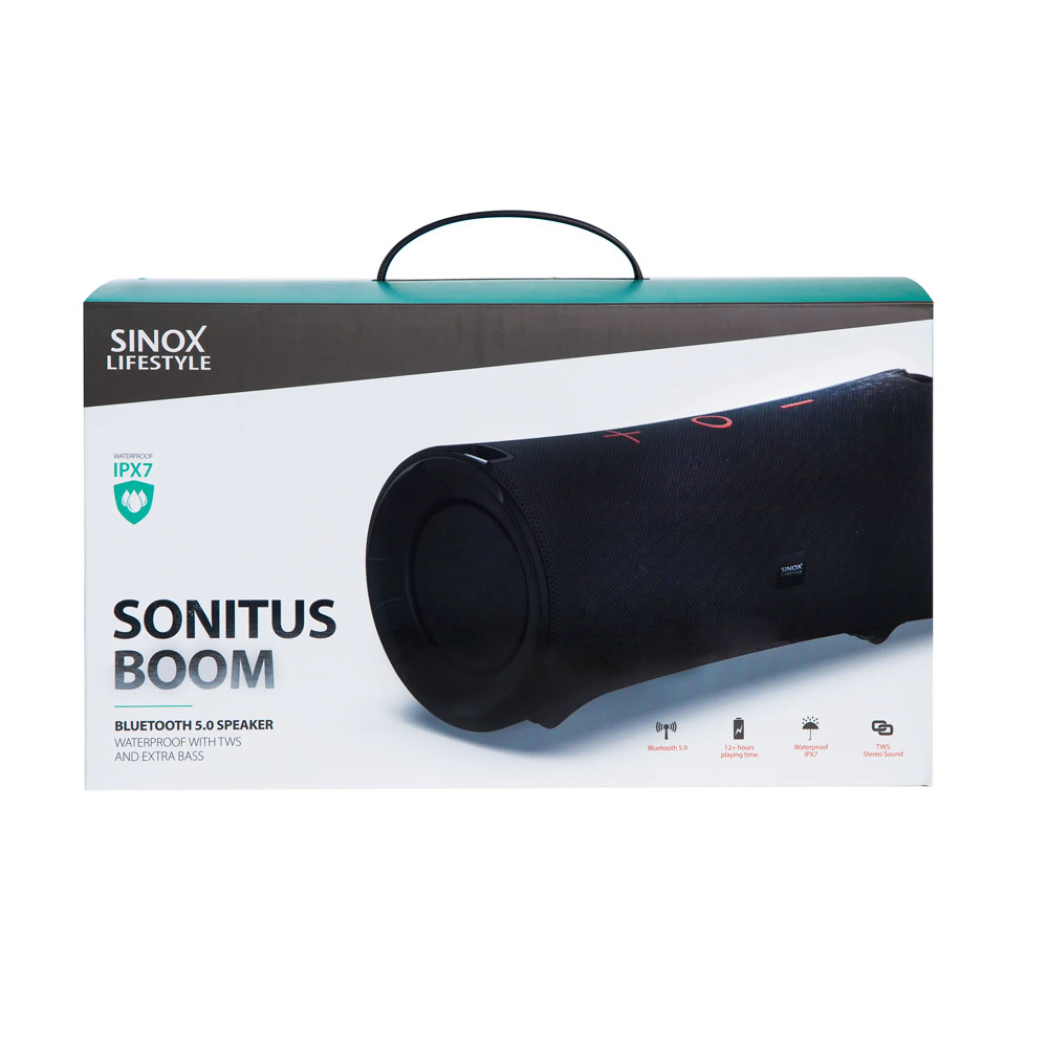 Sinox Sonitus Boom højttaler. Sort