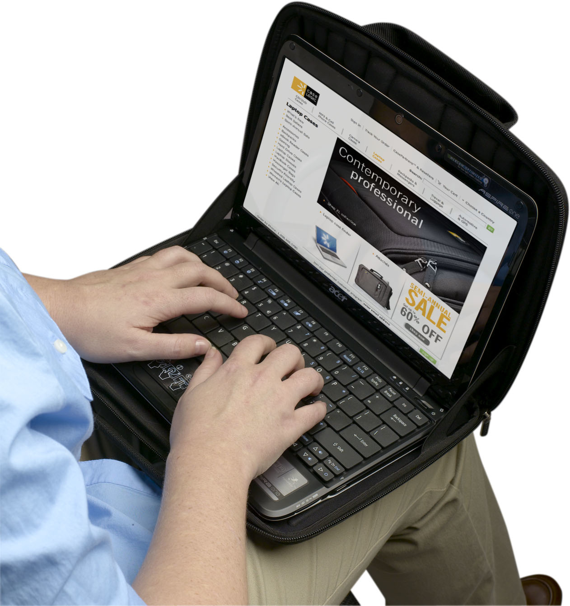 Case Logic 16" Laptop Attaché. Sort