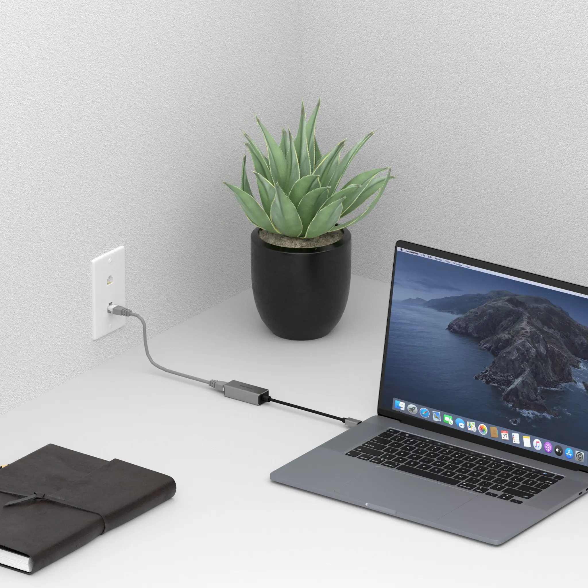 Marmitek USB-C til Ethernet adapter. 0,15m