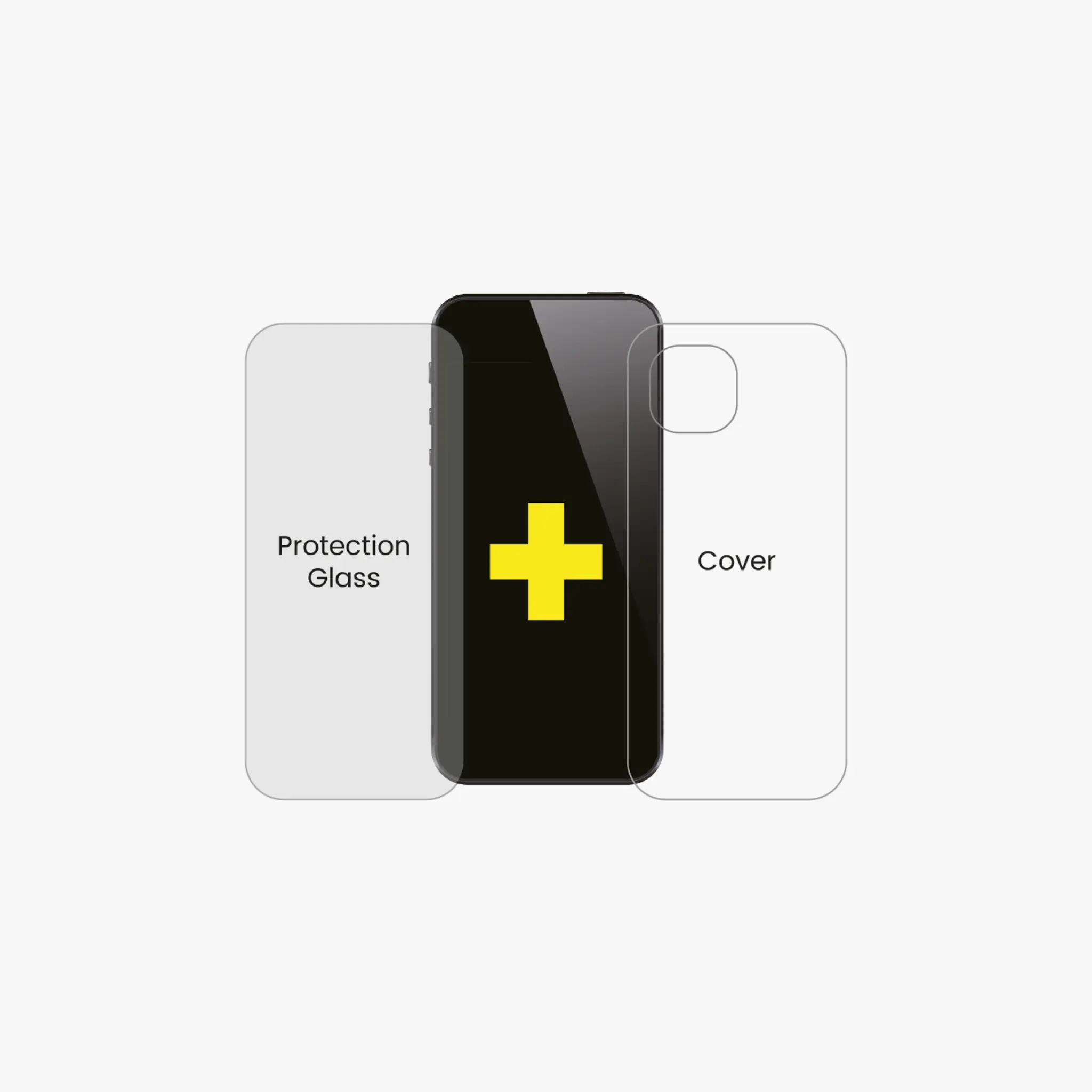 Techammo beskyttelsesglas + cover til iPhone® 15 Pro
