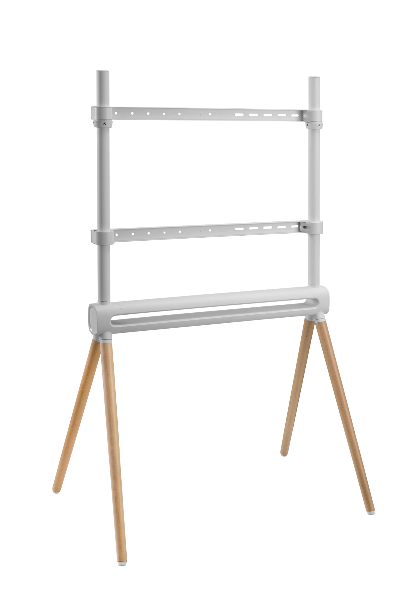 Sinox TV gulvstand. 60"-75". Lyst træ/hvid Sinox TV gulvstand. 60"-75". Lyst træ/hvid