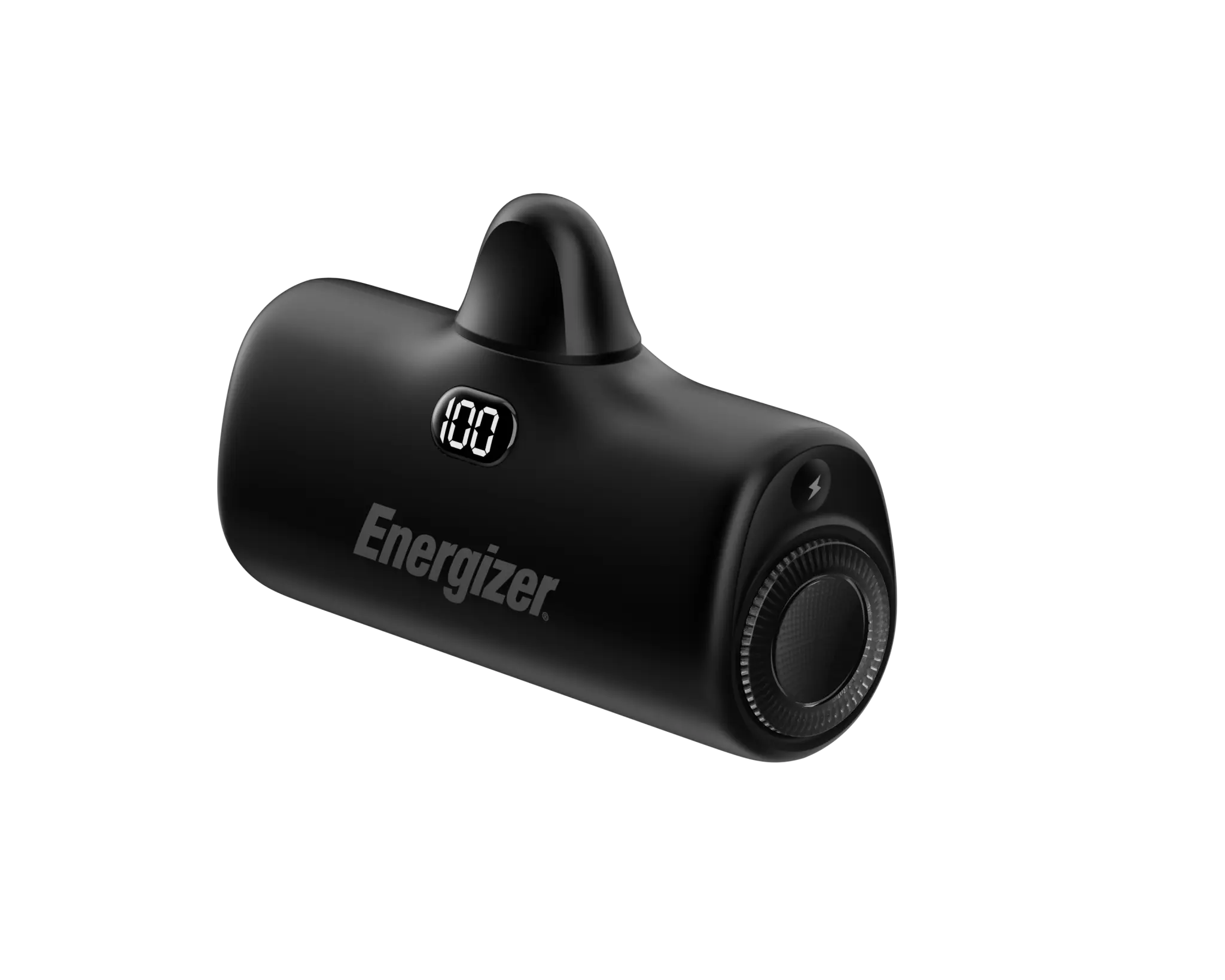 Energizer 22,5W hurtigopladende plug-in mini-powerbank. Sort