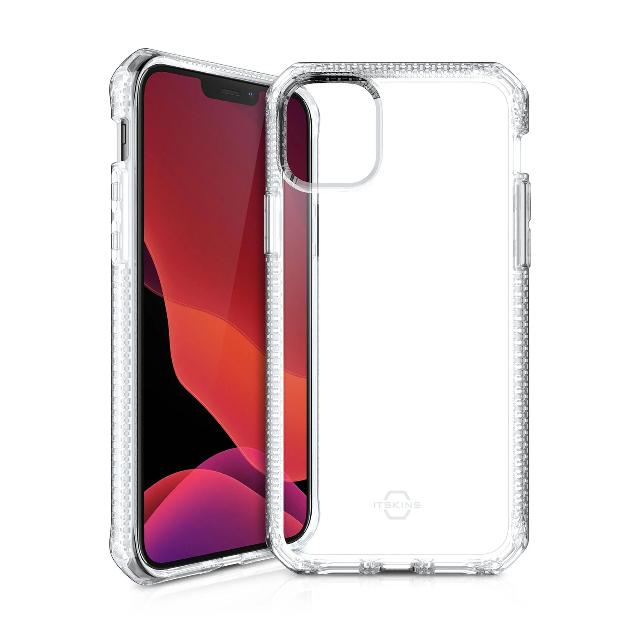 ITSKINS SPECTRUM CLEAR cover til iPhone 14 / 13®. Gennemsigtig