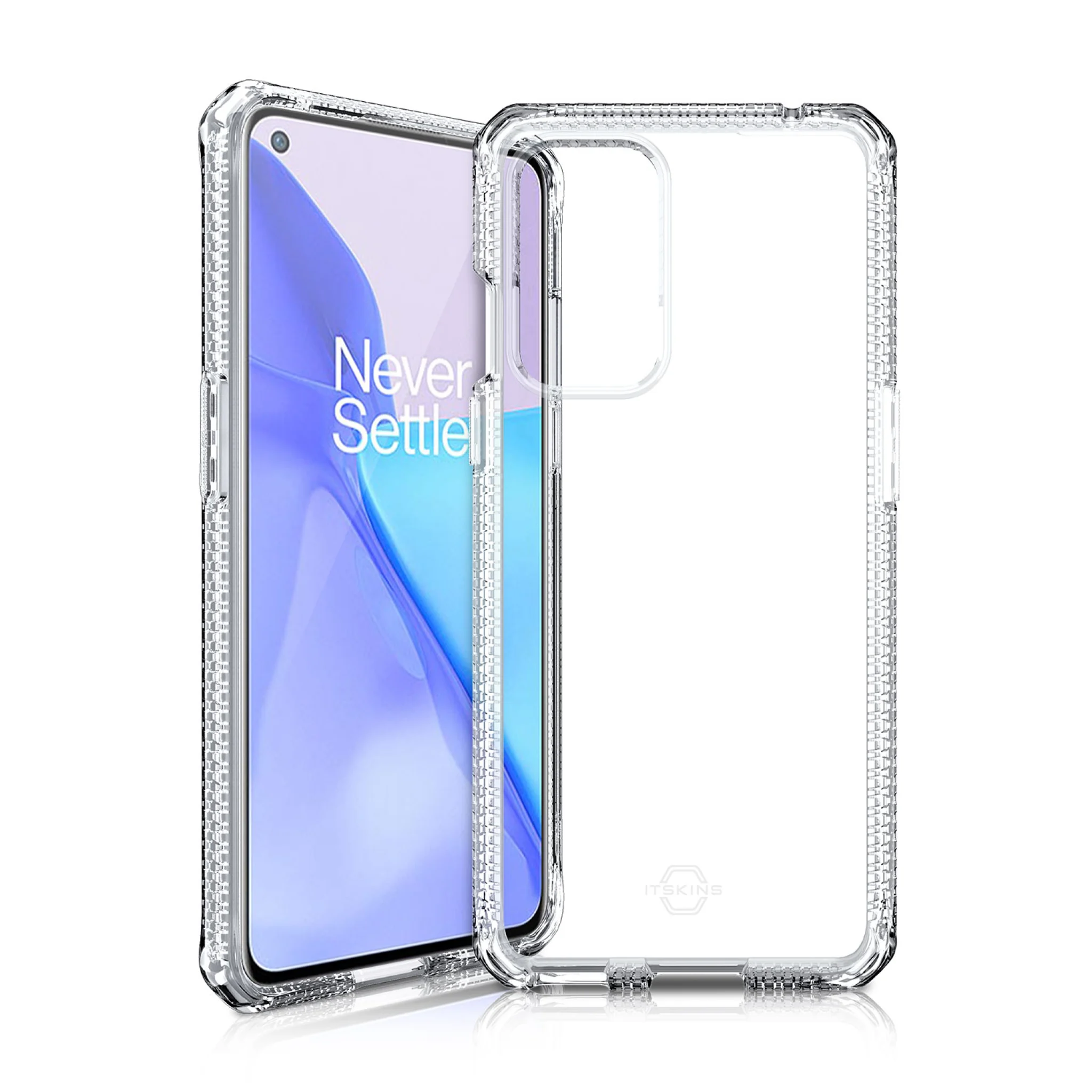 ITSKINS SPECTRUM CLEAR cover til OnePlus 9®. Gennemsigtig