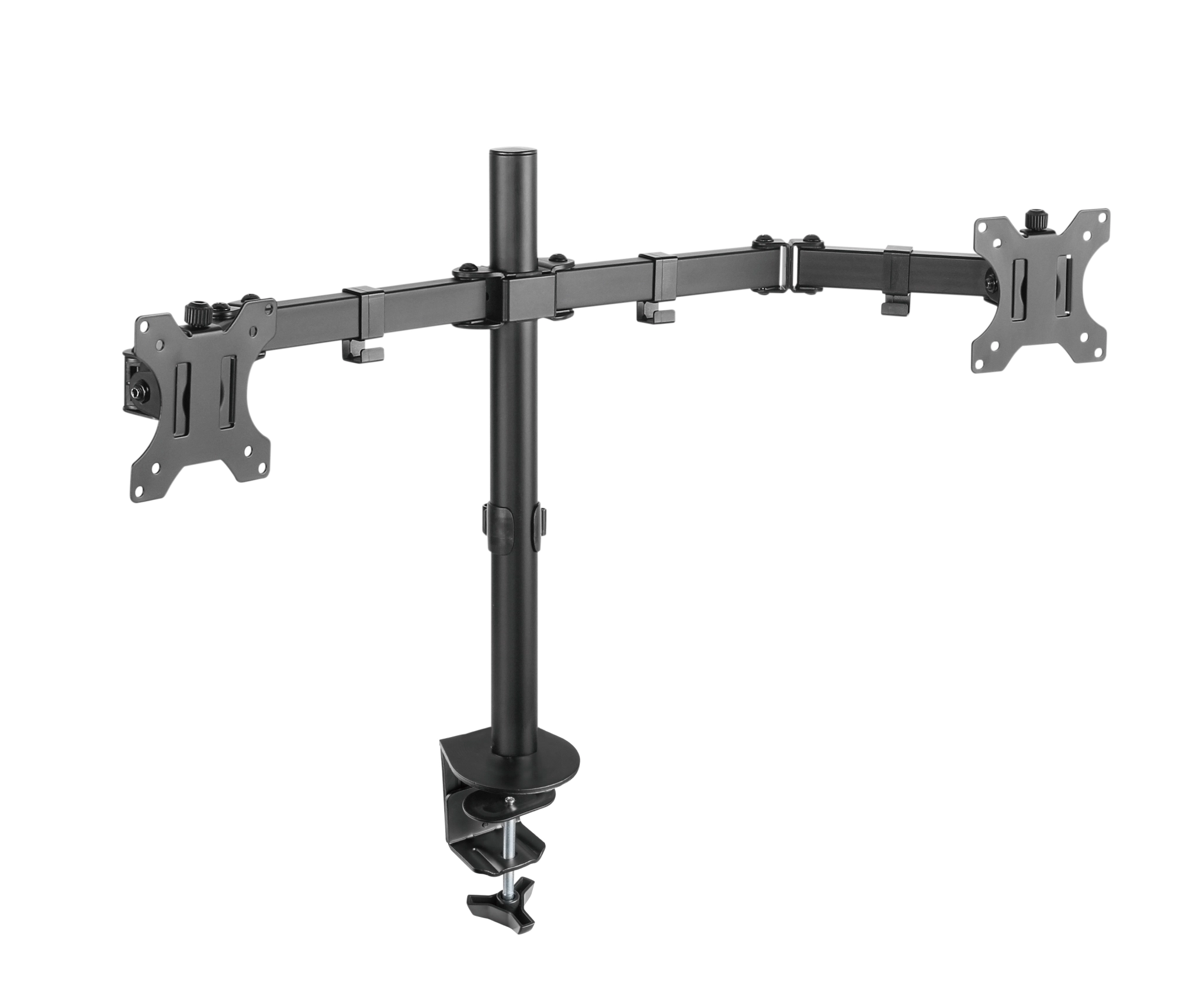 Sinox Office dobbelt skærm skrivebordsbeslag. Op til 32". Sort Sinox Office dobbelt skærm skrivebordsbeslag. Op til 32". Sort