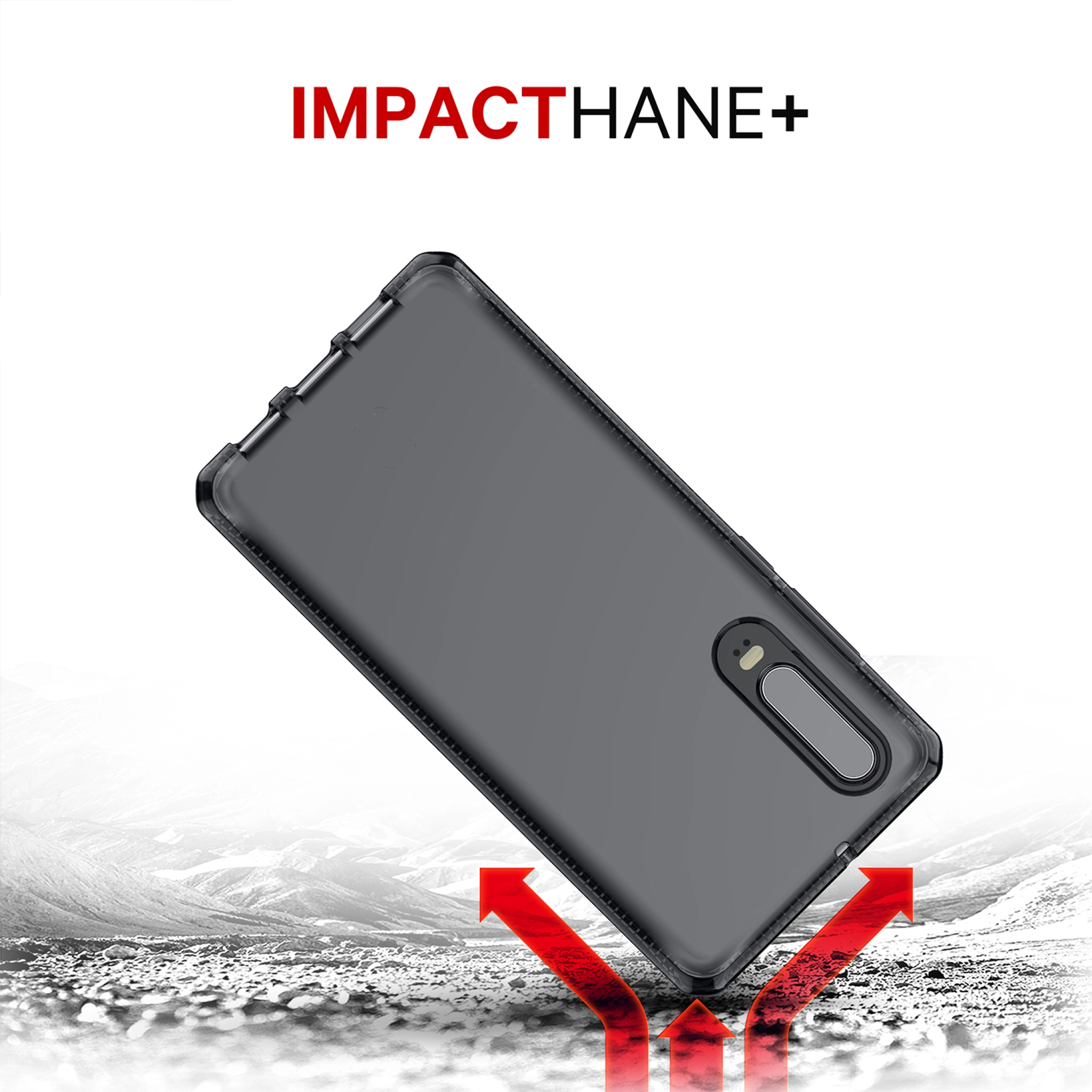 ITSKINS SPECTRUM CLEAR cover til Huawei P30®. Sort