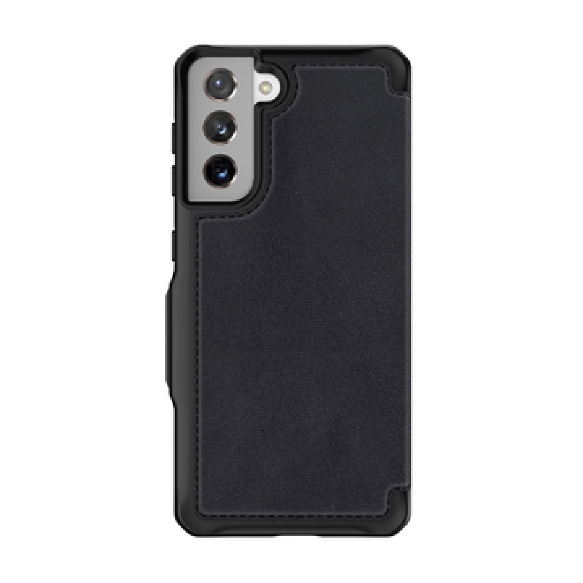 ITSKINS HYBRID FOLIO cover til Samsung Galaxy S21 + 4G / 5G®. Sort med genanvendt læder