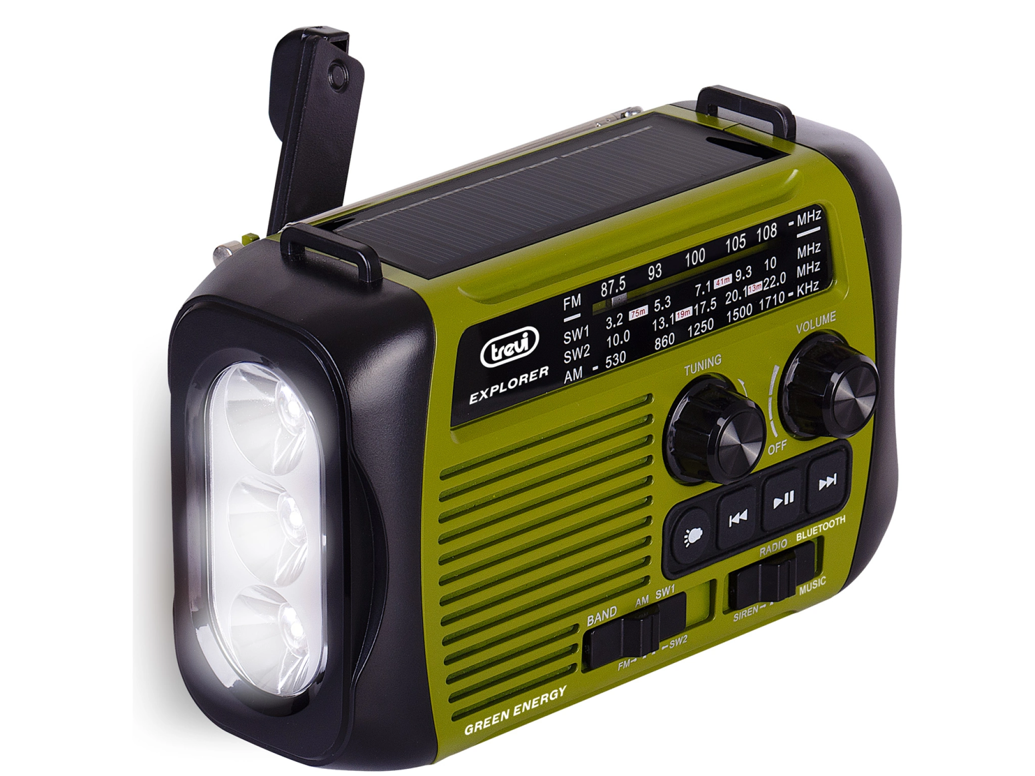 Trevi RA 7F 30 Bluetooth® Radio. Grøn