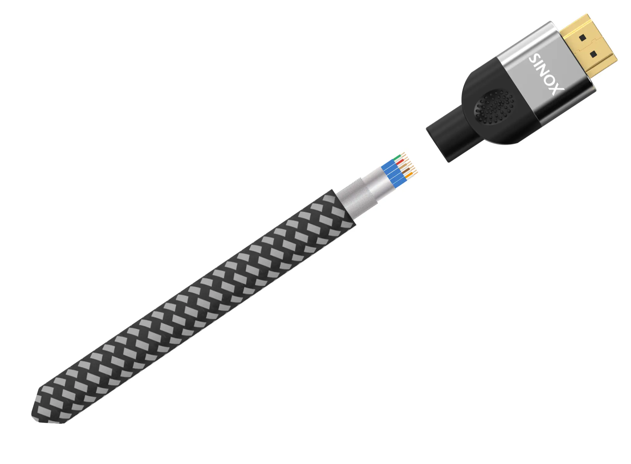 Sinox PRO X HDMI™ kabel 8K60Hz+E. Sort