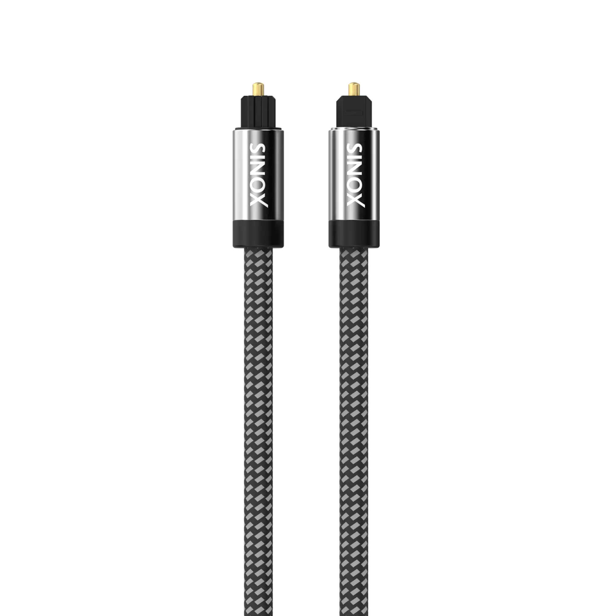 Sinox PRO X optisk digitalt kabel. 1,5m. Sort