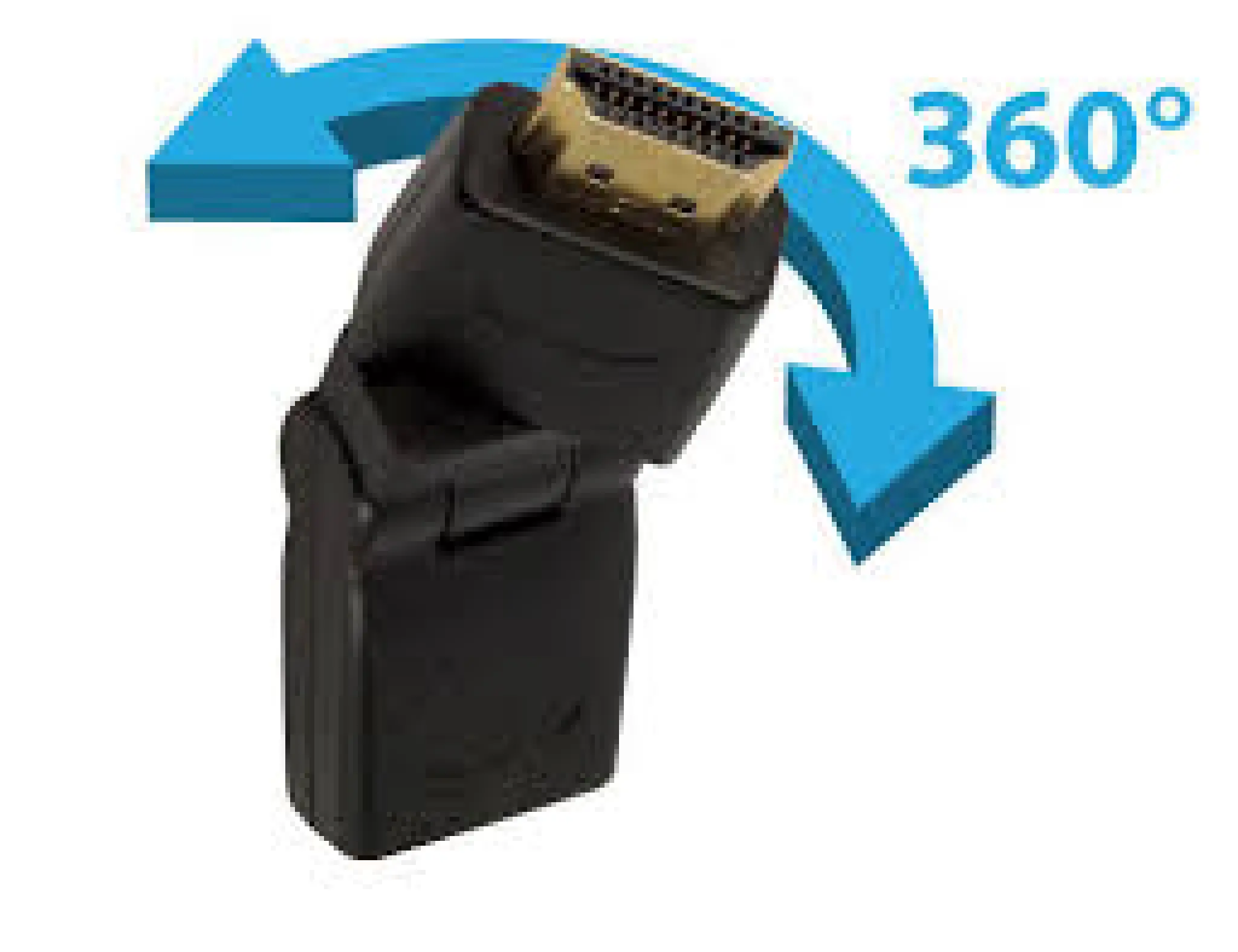 Sinox HDMI™ kabel m/Ethernet. 1m. Grå/sort