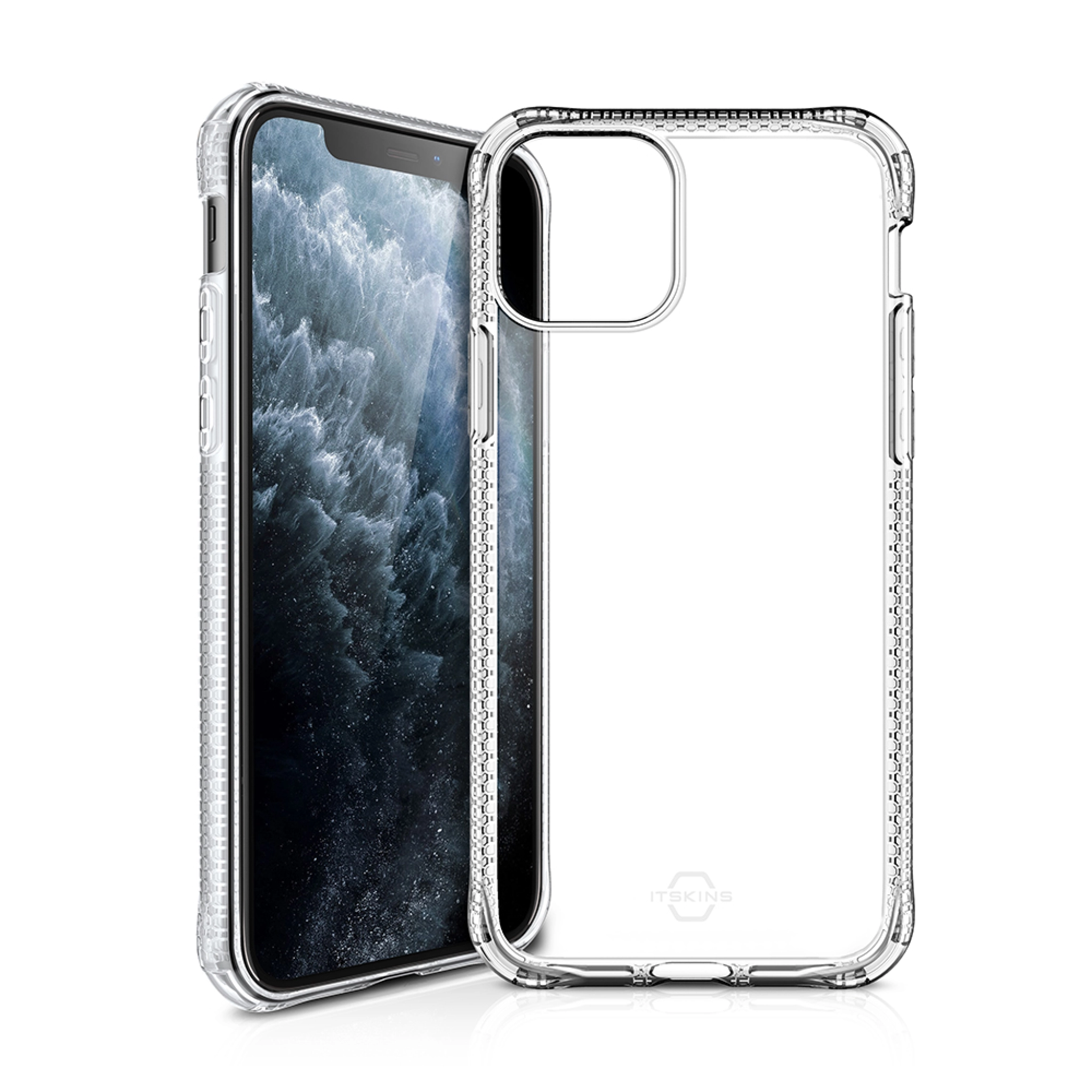 ITSKINS NANO GEL cover til iPhone 11 Pro / XS / X®. Gennemsigtig ITSKINS NANO GEL cover til iPhone 11 Pro / XS / X®. Gennemsigtig