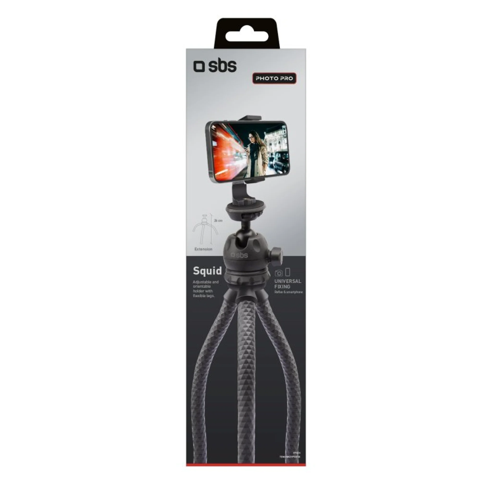 SBS universel Squid tripod med drejelige ben