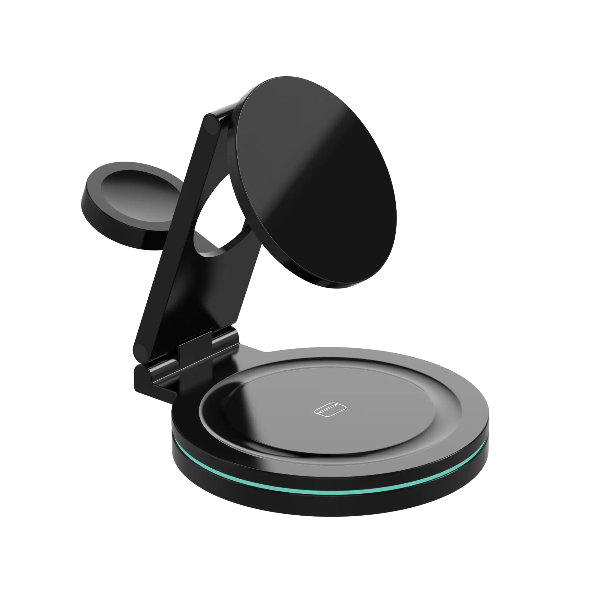 Sinox PRO 3-i-1 trådløs 15W opladerstand. Sort Sinox PRO 3-i-1 trådløs 15W opladerstand. Sort