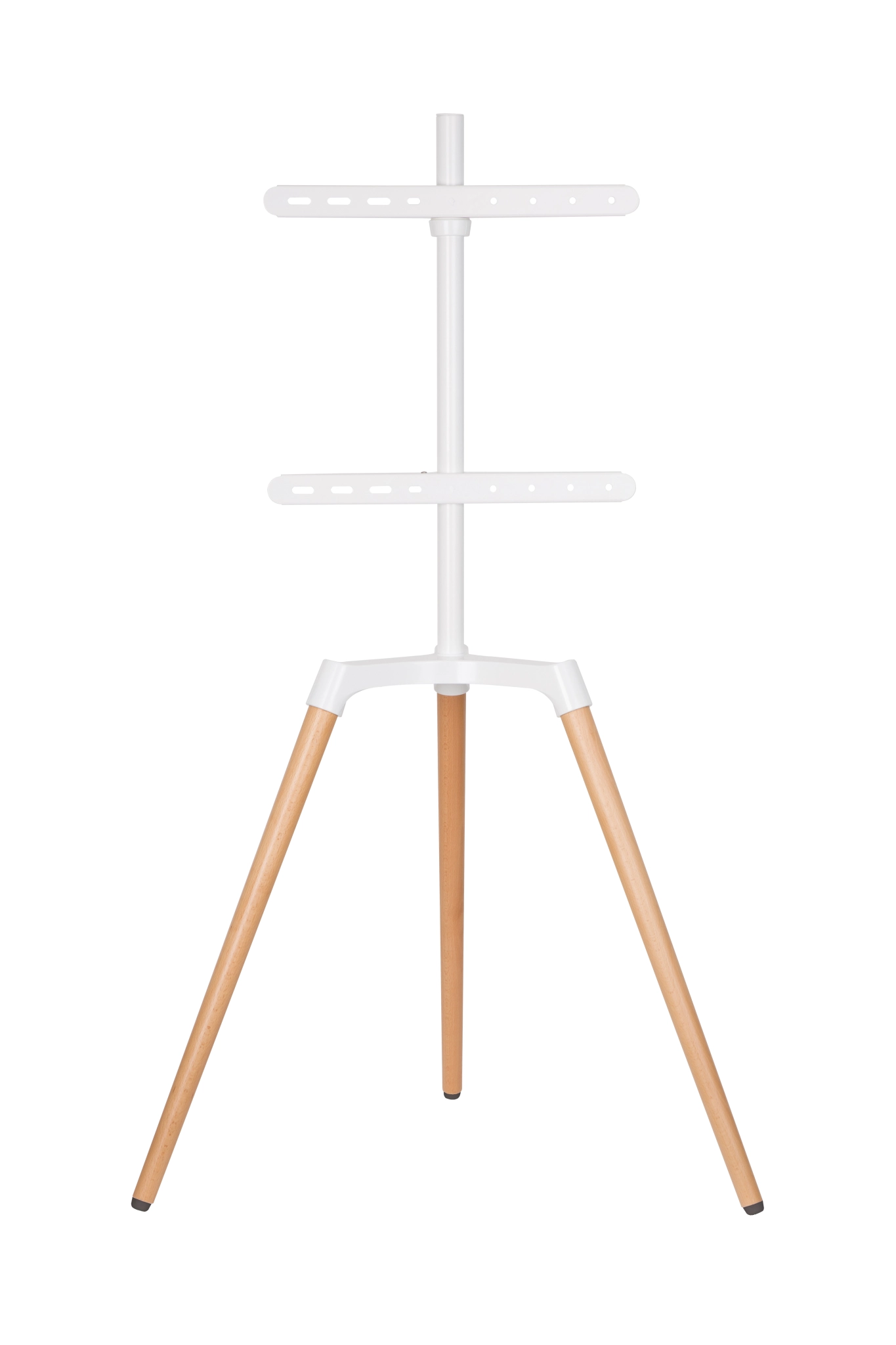 Sinox Tripod TV gulvstand med drejbar top. 50"-65". Lyst træ/hvid Sinox Tripod TV gulvstand med drejbar top. 50"-65". Lyst træ/hvid