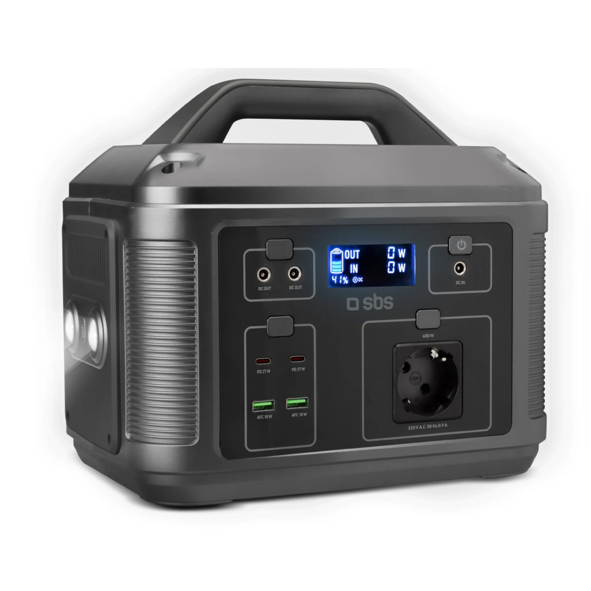 Sbs Portable 600W charging station. Sort