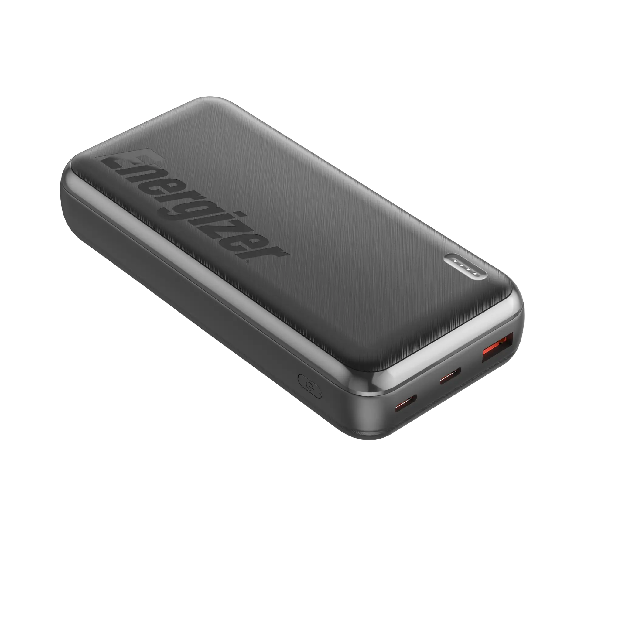 Energizer 20K hurtigopladende powerbank med høj kapacitet. Sort