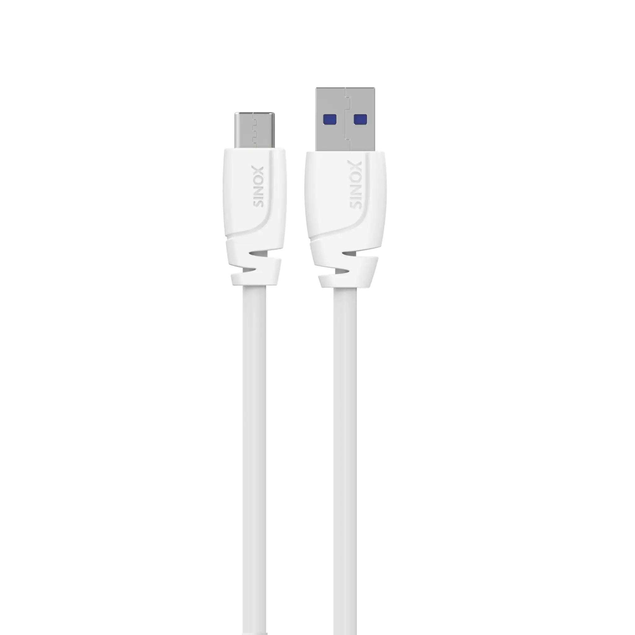 Sinox USB C til USB A-kabel. 1m. Hvid