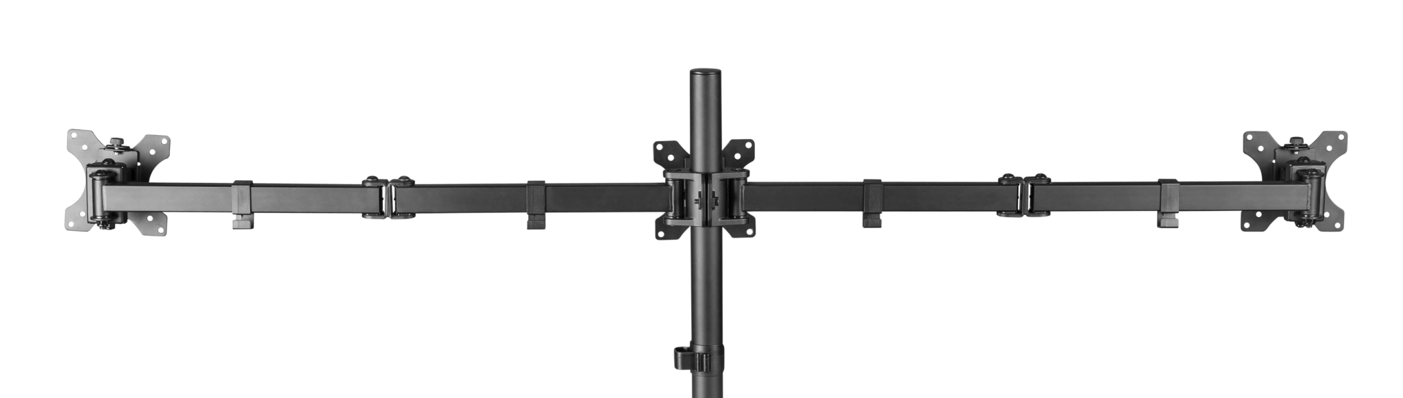 Sinox Office tredobbelt skærm skrivebordsbeslag. Op til 27". Sort Sinox Office tredobbelt skærm skrivebordsbeslag. Op til 27". Sort