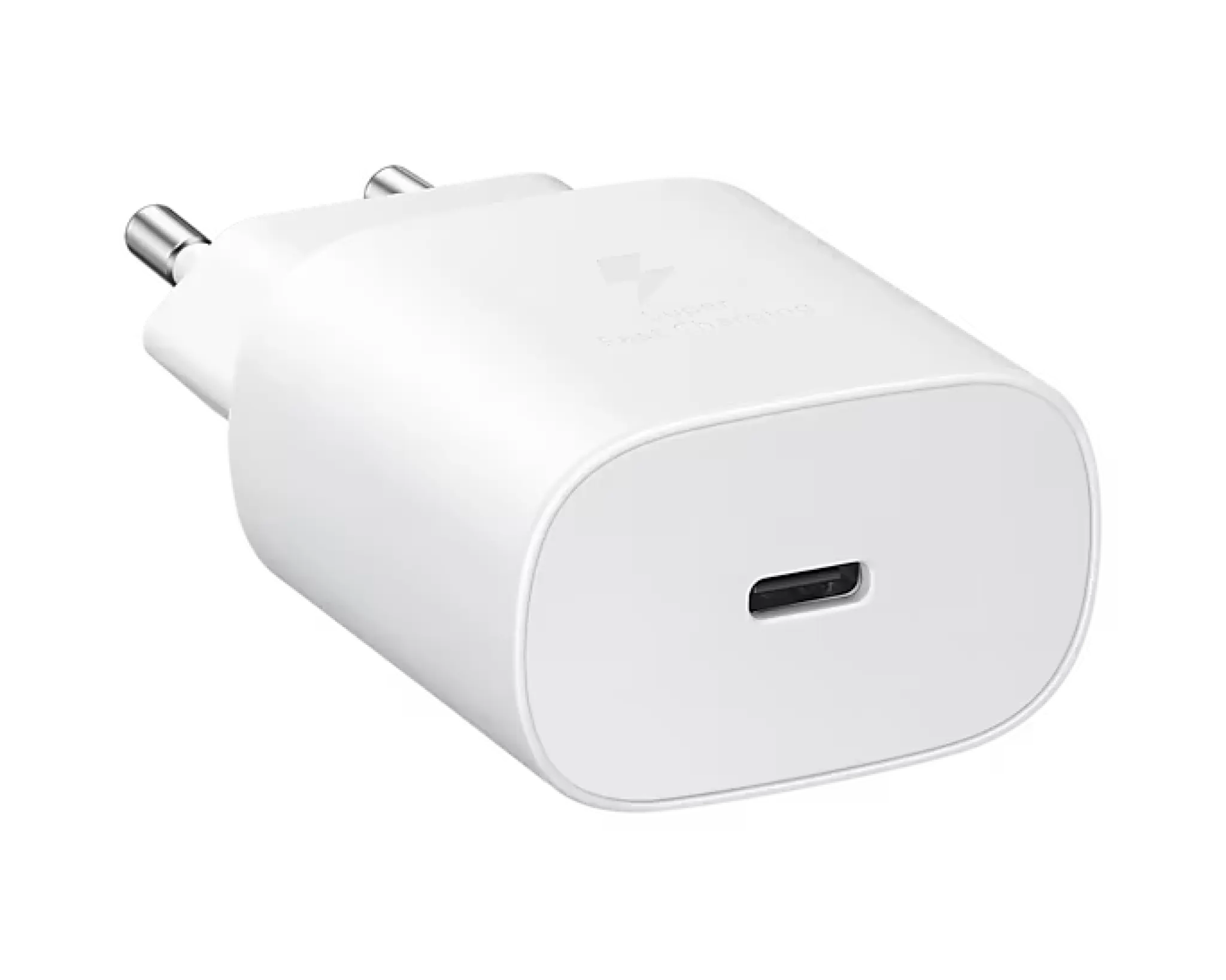 Samsung oplader USB-C. 25W. Hvid