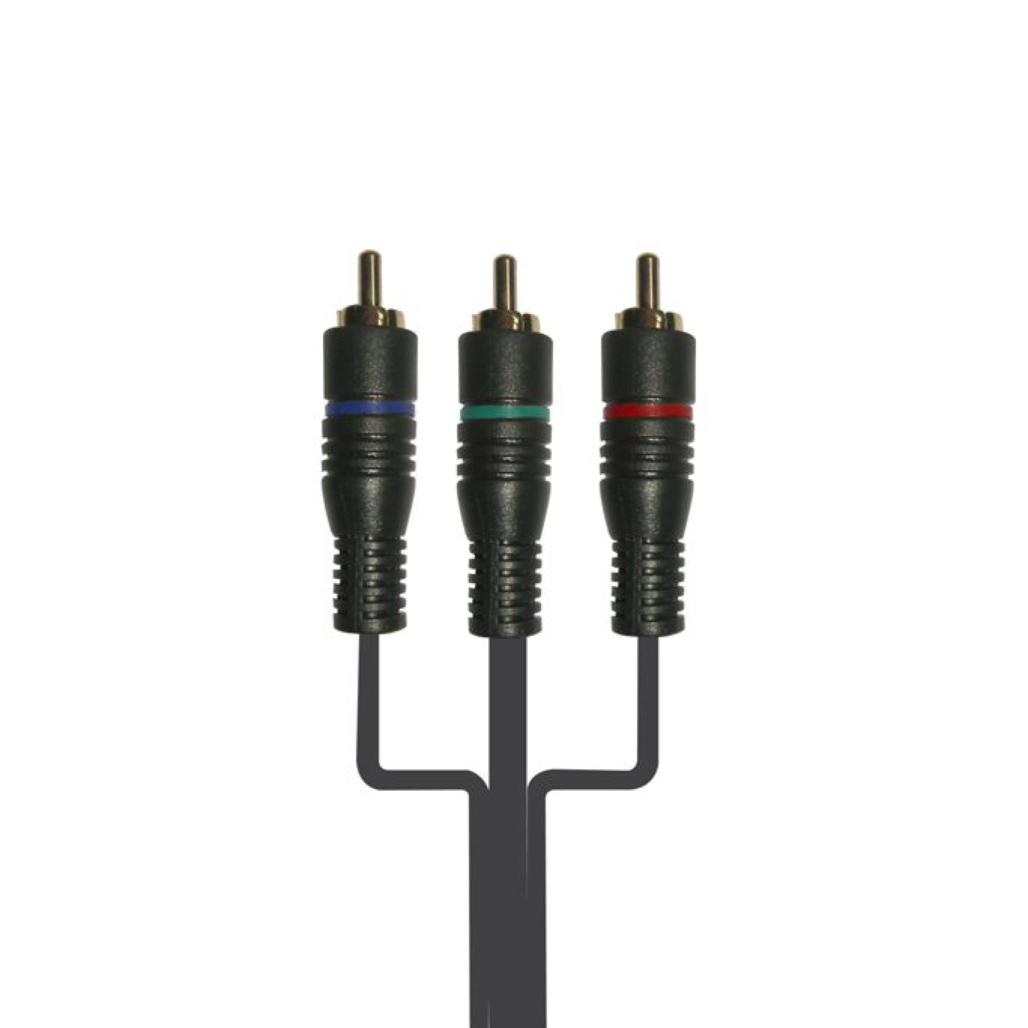 Connectech Component Video kabel. 2m. Sort