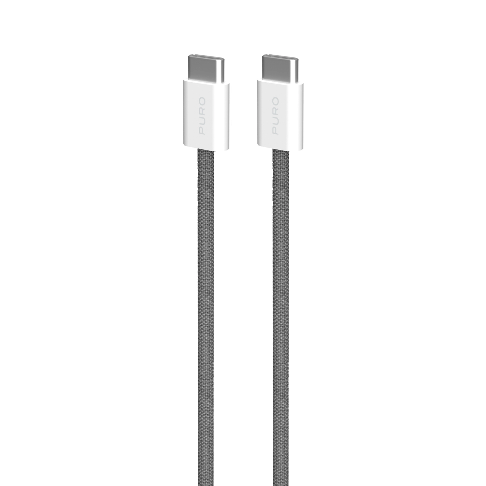 PURO Fabrik 2.0 60W USB-C til USB-C opladnings- og synkroniseringskabel 1,5 m