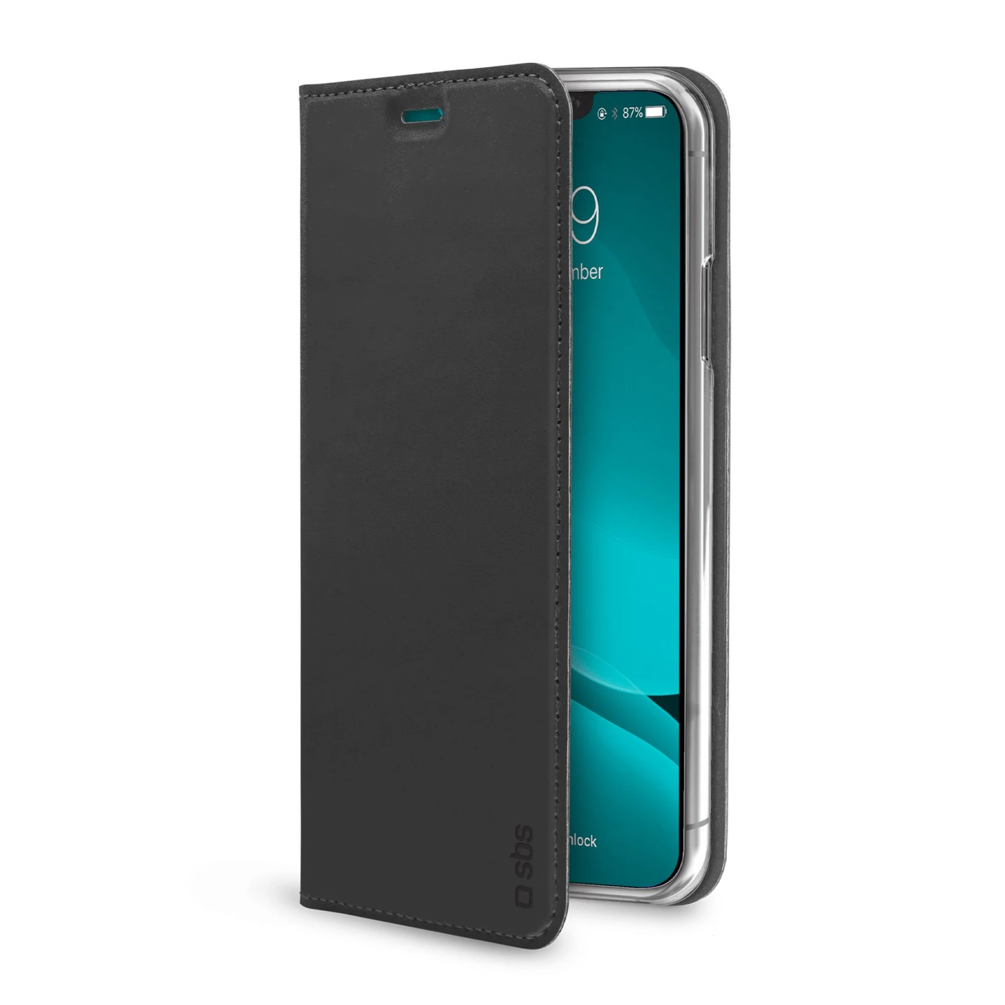 SBS Book Wallet Lite cover til iPhone 11 Pro®. Sort