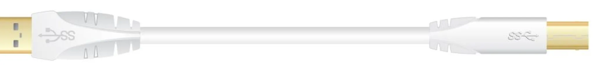 Sinox USB 3.0 printerkabel. 1m. Hvid