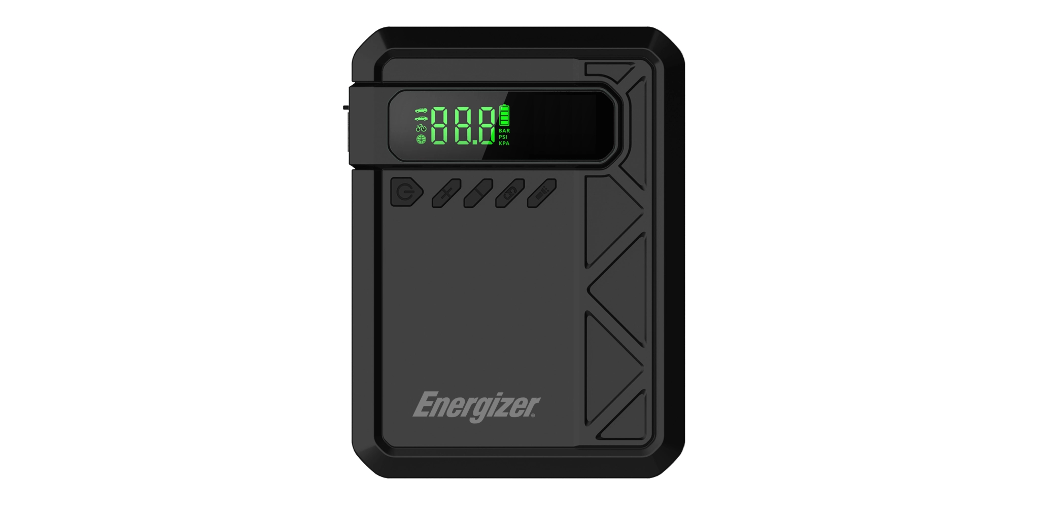 Energizer dækpumpe og starthjælp. Sort