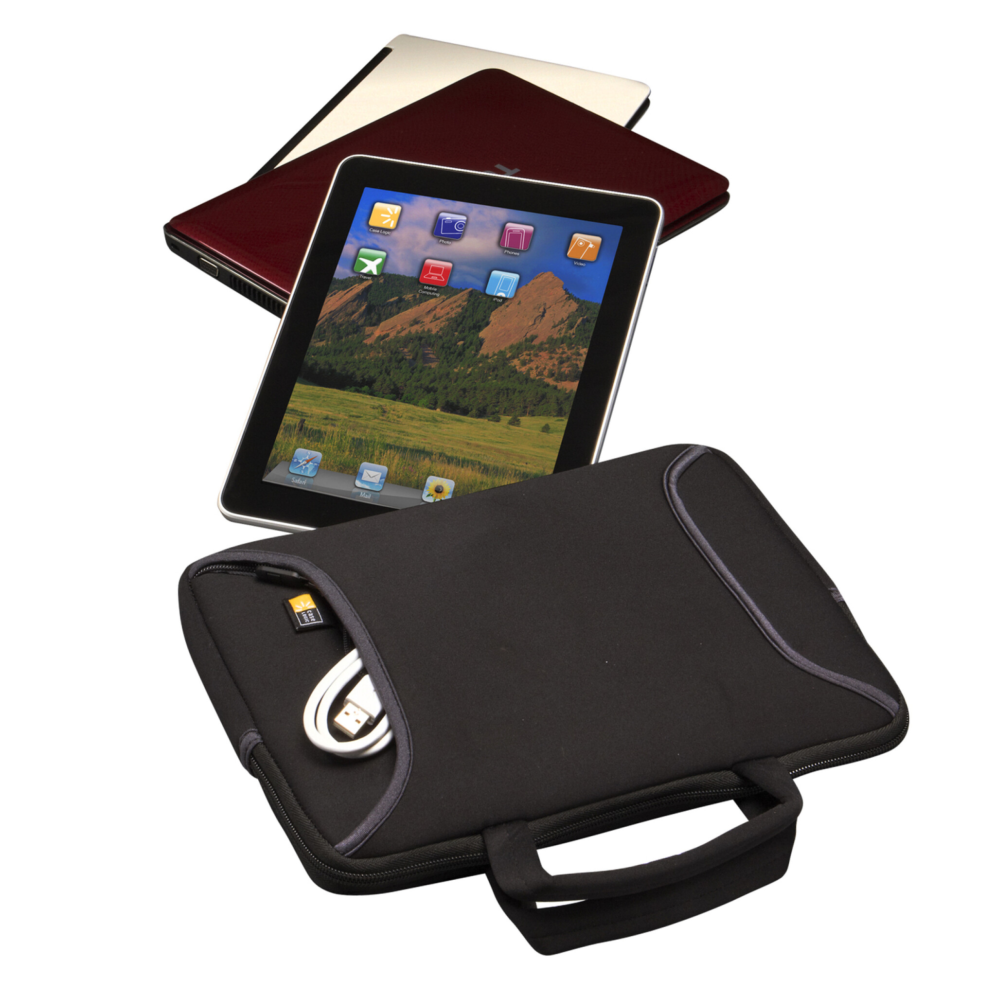 Case Logic Sleeve til iPad/tablet. Sort