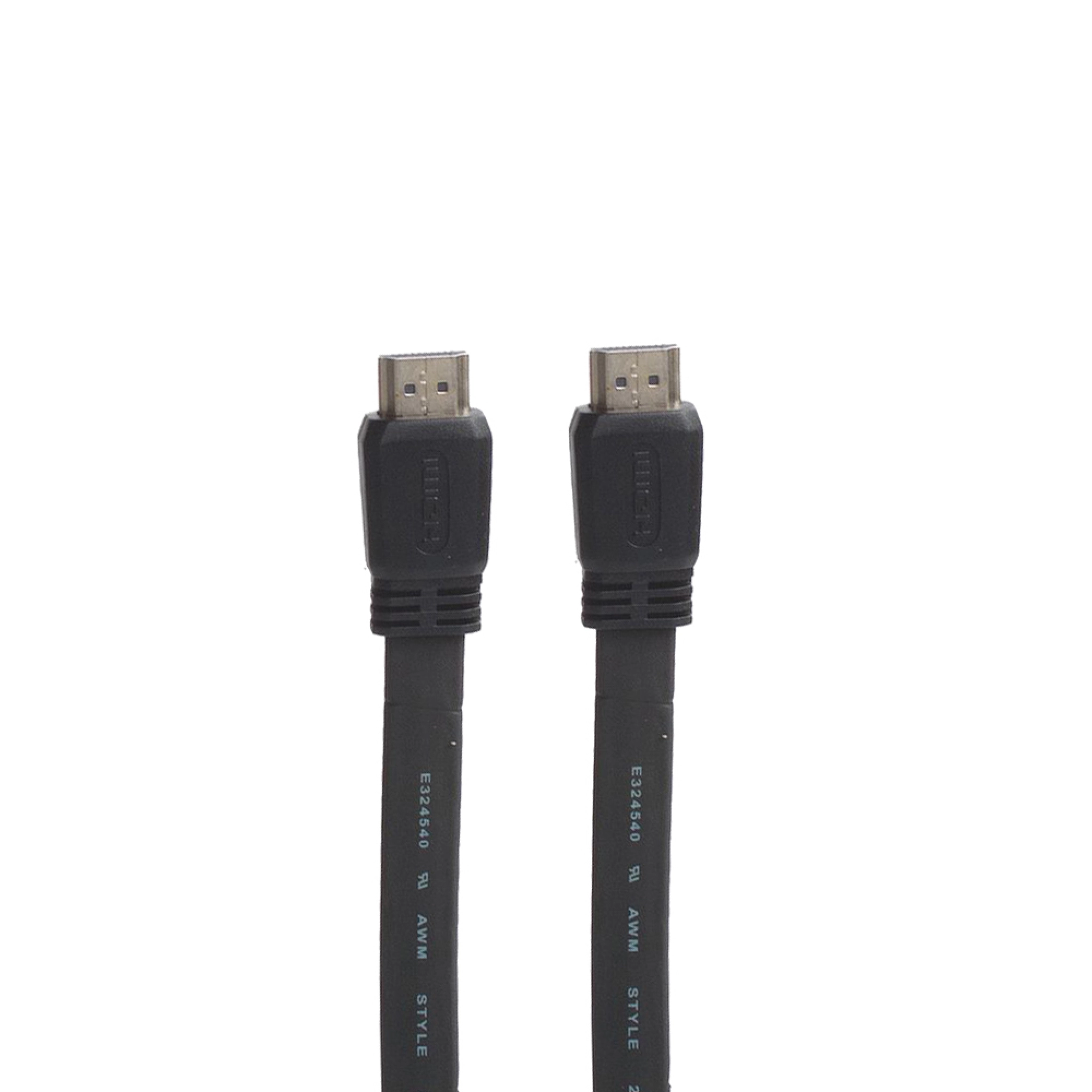 Sinox One HDMI™ Flat slim kabel. 3m. Sort