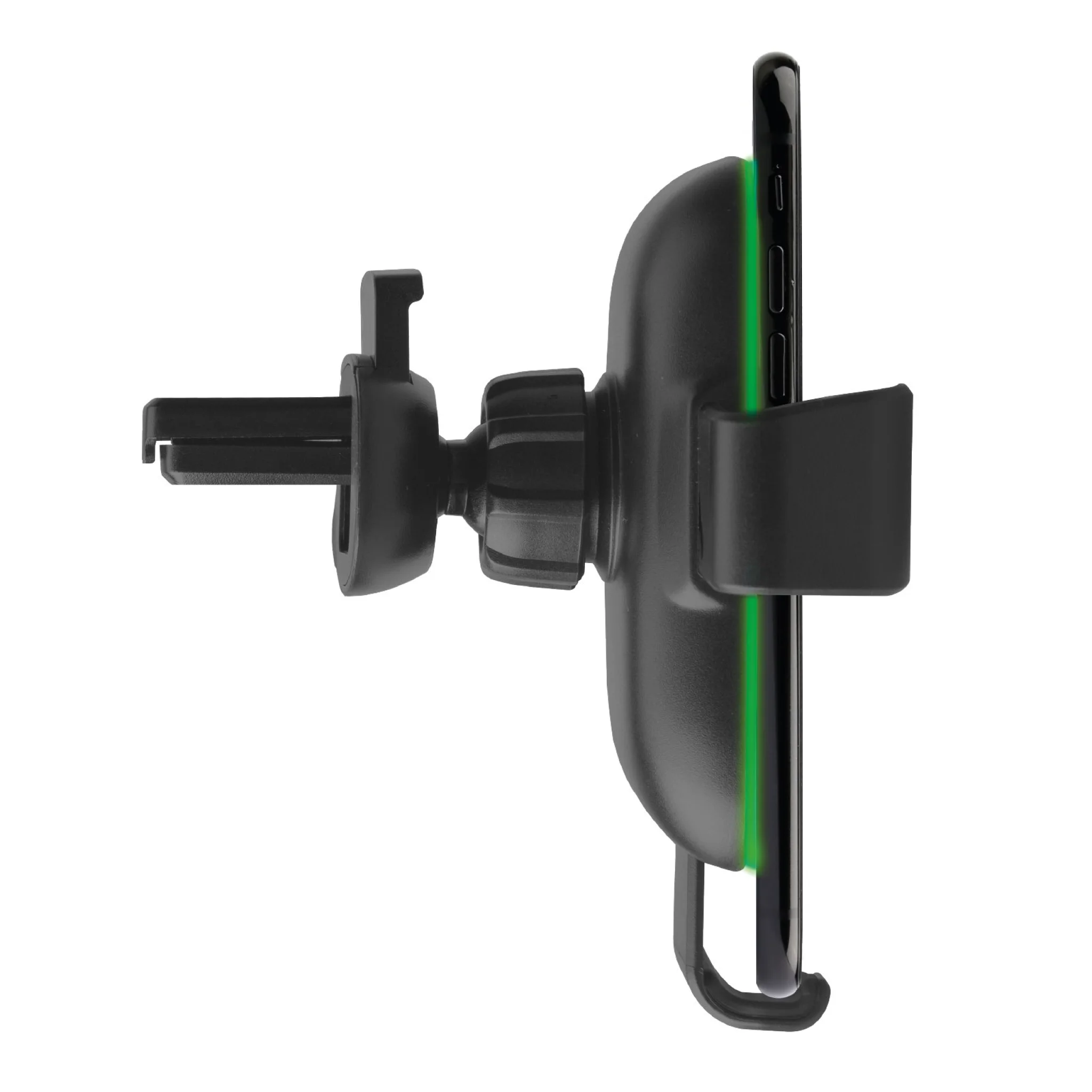 SBS mobilholder til biler med trådløs opladning. Sort