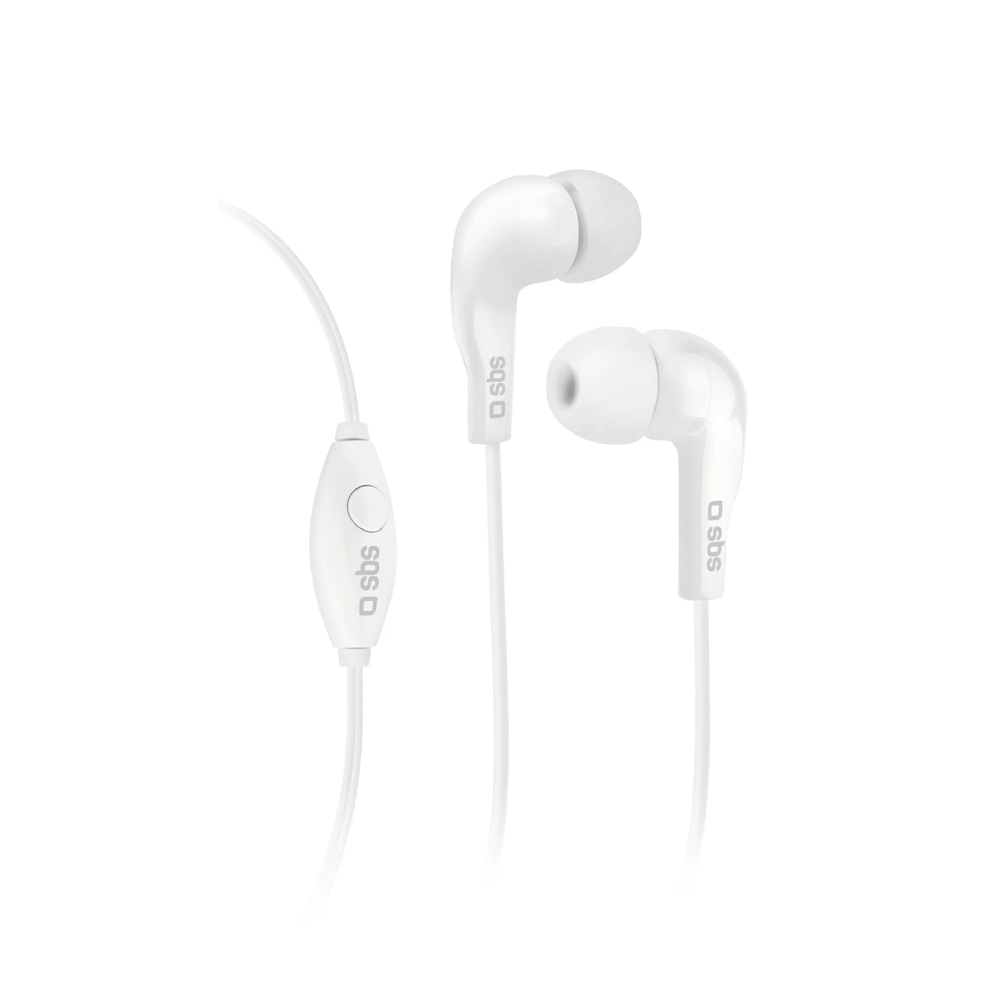 SBS In Ear Stereo Earset Studio Mix 10. Hvid