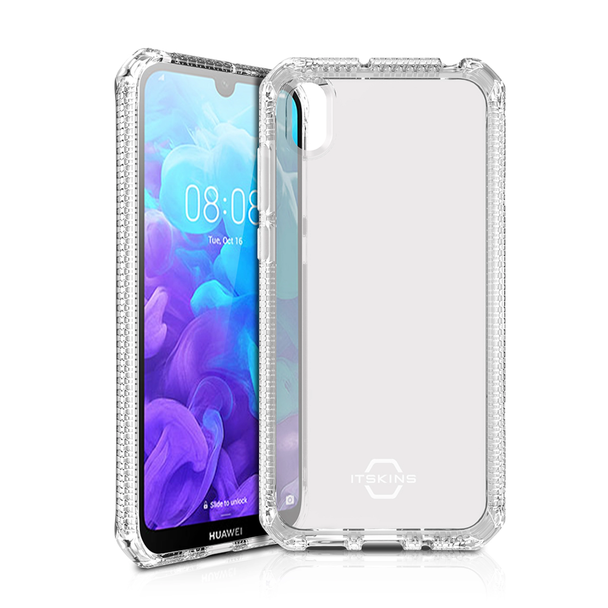 ITSKINS SPECTRUM CLEAR cover til Huawei Y5 (2019) / Honor 8S®. Gennemsigtig