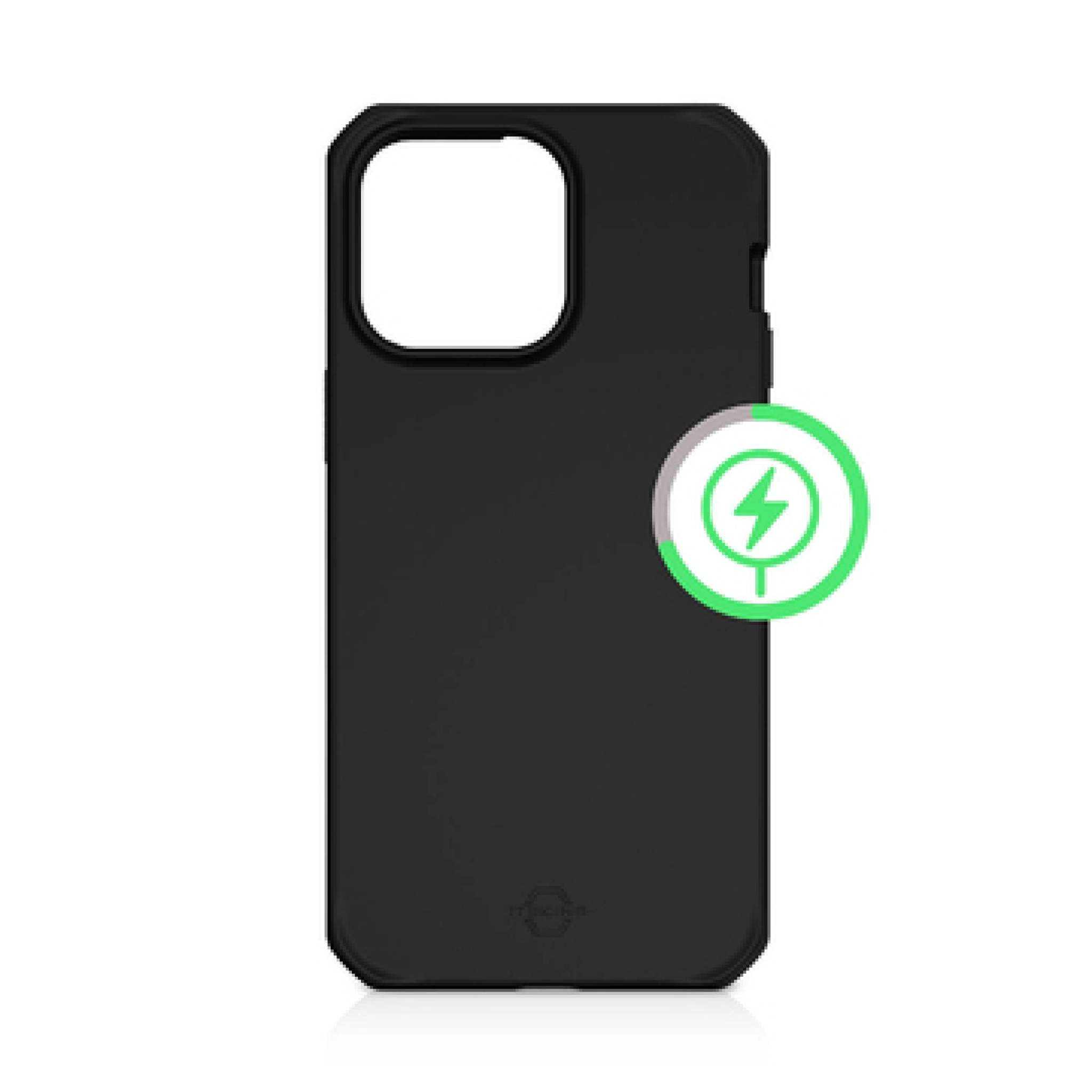 ITSKINS SPECTRUM MAGSAFE SILK cover til iPhone 14 / 13®. Sort