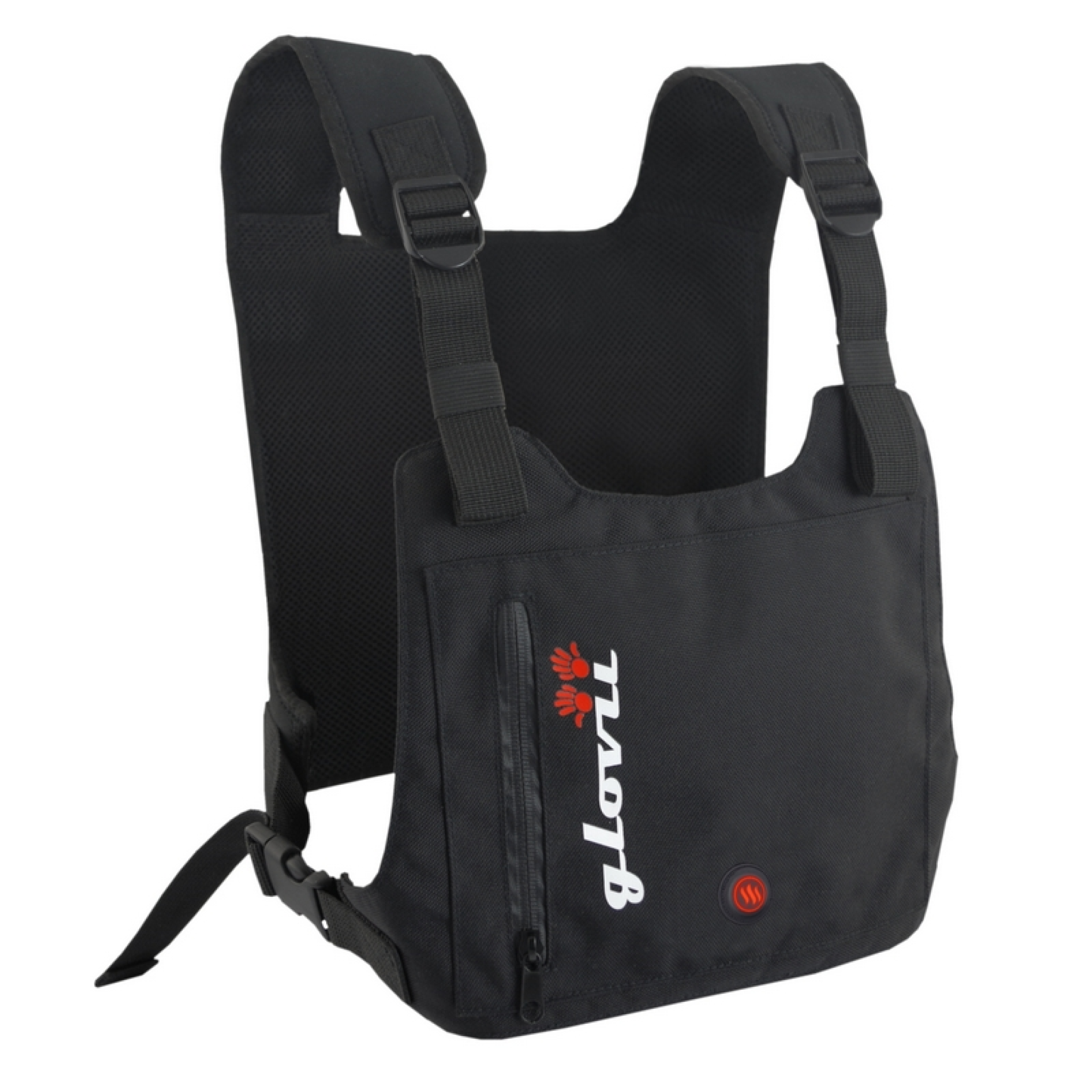 Glovii opvarmet universalvest. Sort
