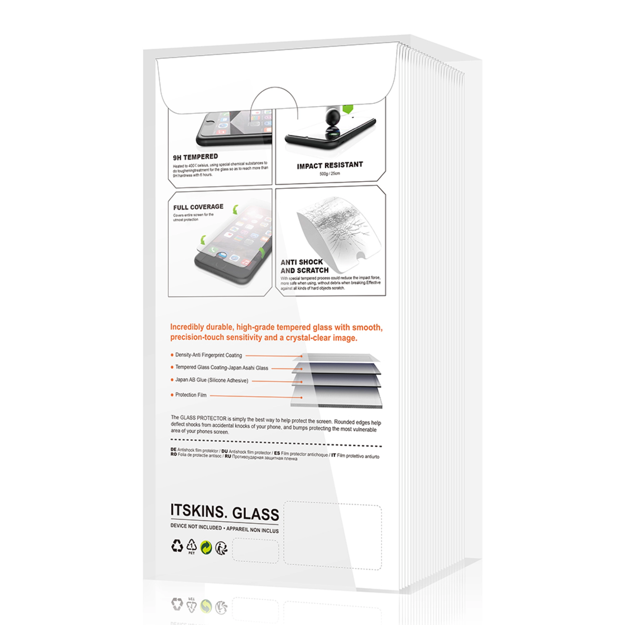 ITSKINS beskyttelsesglas til iPhone 11 Pro / XS / X®. 25 stk