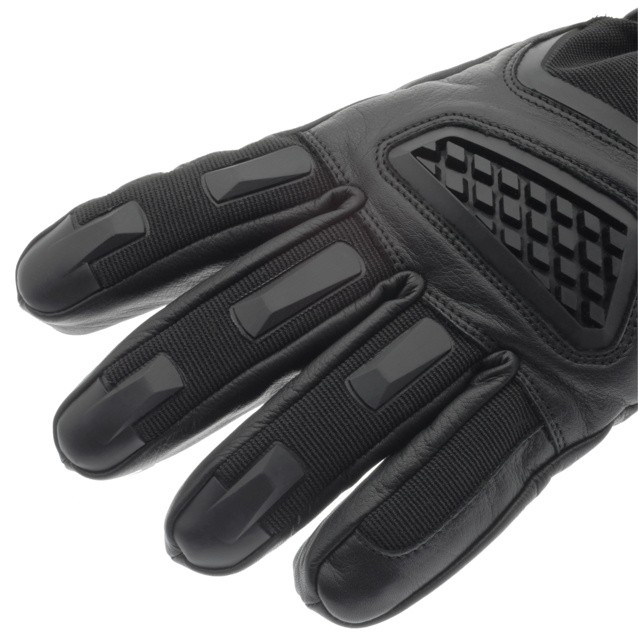 Glovii opvarmede motorcykelhandsker XL. Sort