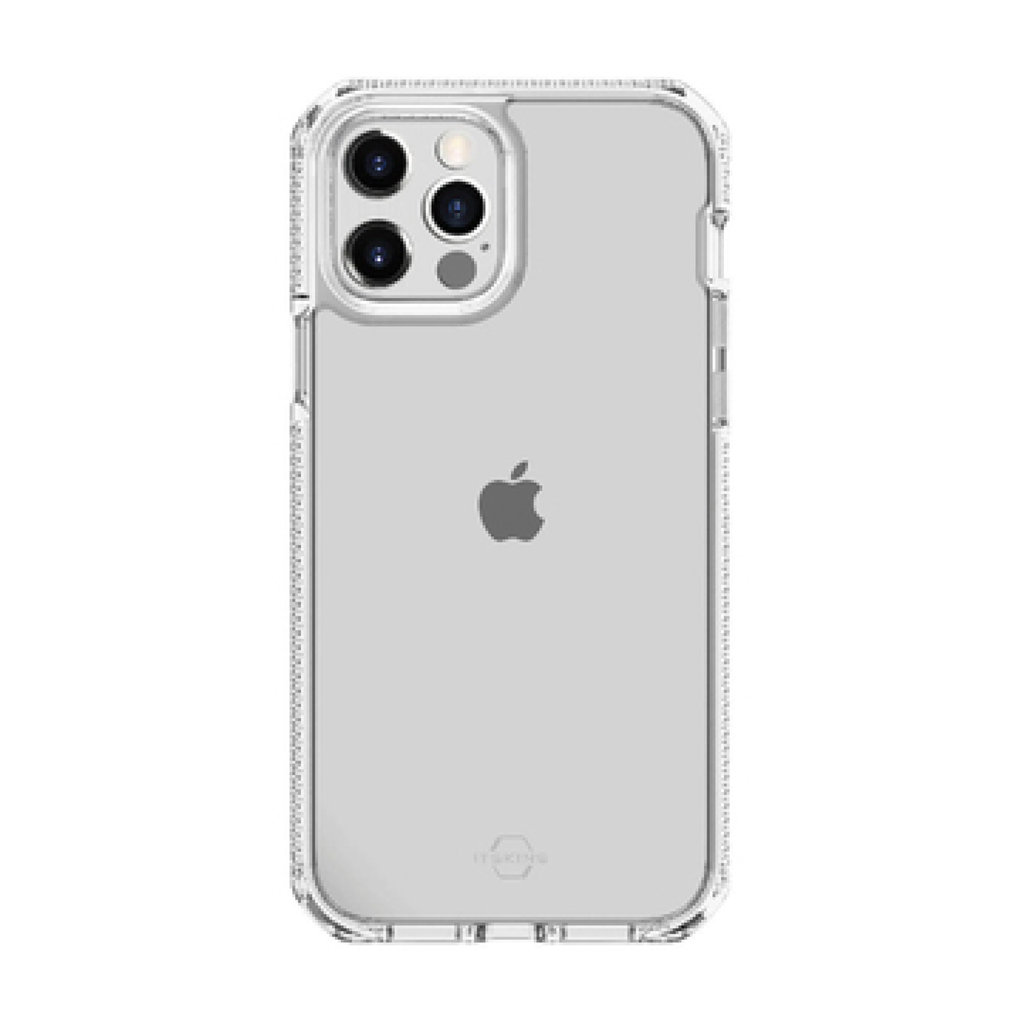 ITSKINS SUPREME CLEAR cover til iPhone 12 Pro Max®. Hvid og gennemsigtig