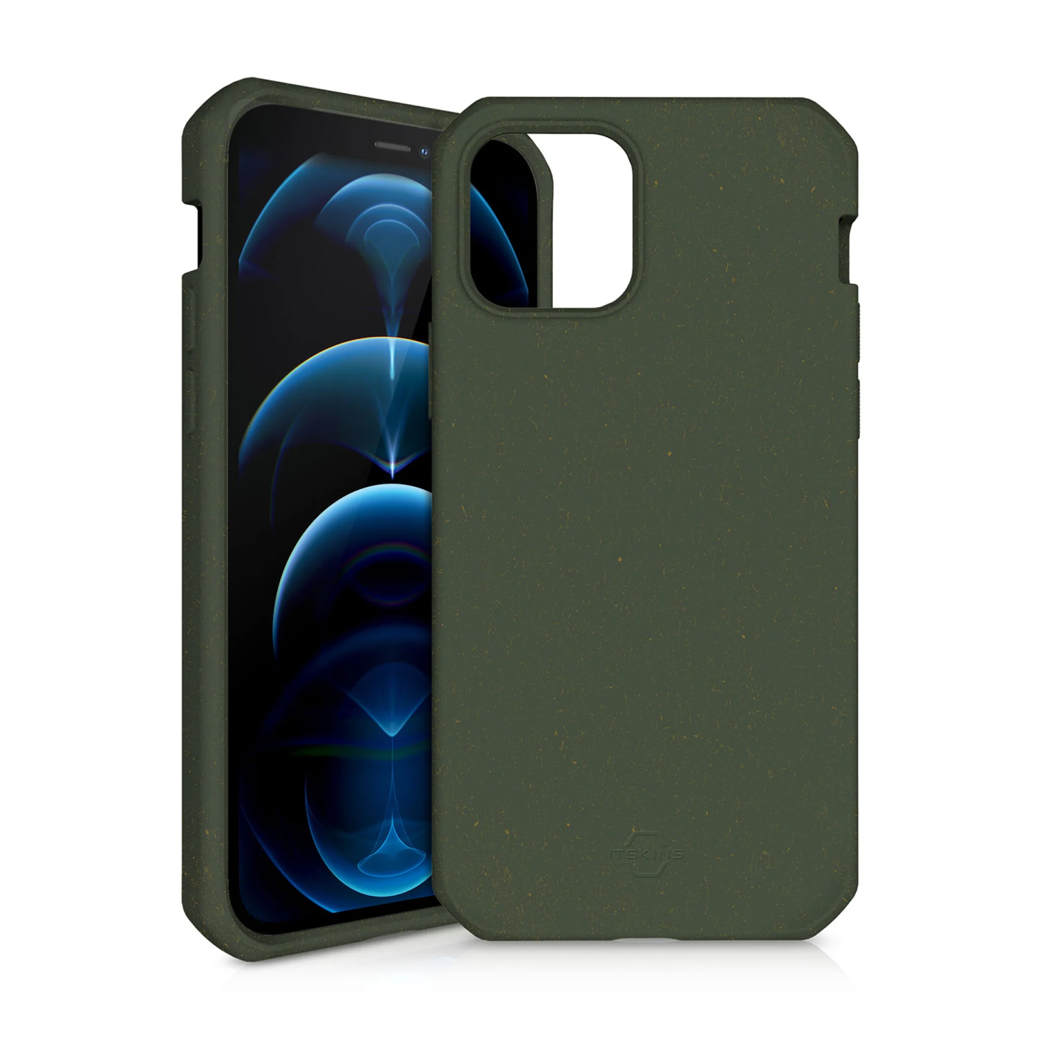 ITSKINS FERONIABIO cover til iPhone 14 / 13®. Kaki grøn