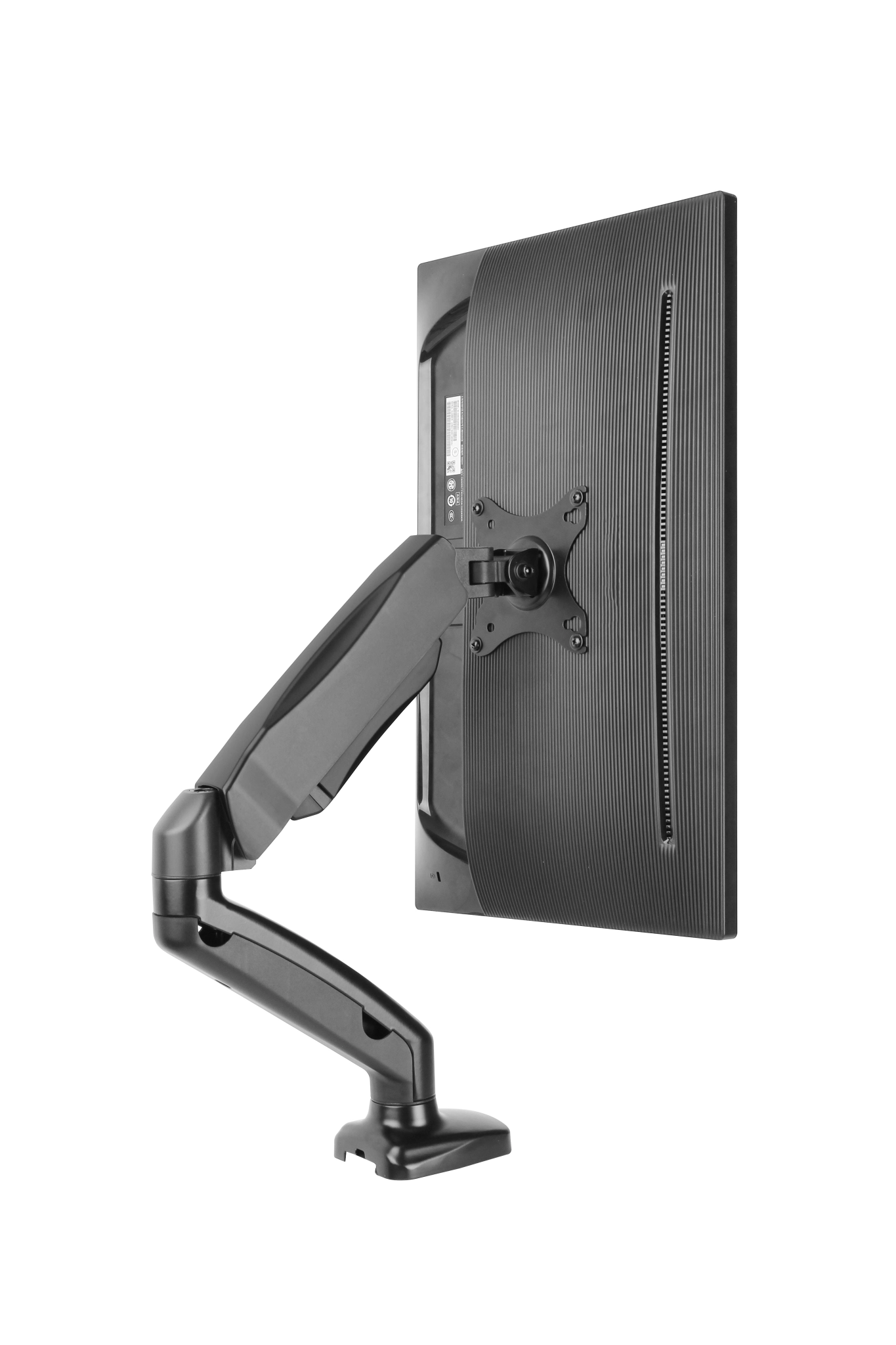 Sinox Office enkel skærm skrivebordsbeslag med gasspring. Op til 32". Sort Sinox Office enkel skærm skrivebordsbeslag med gasspring. Op til 32". Sort