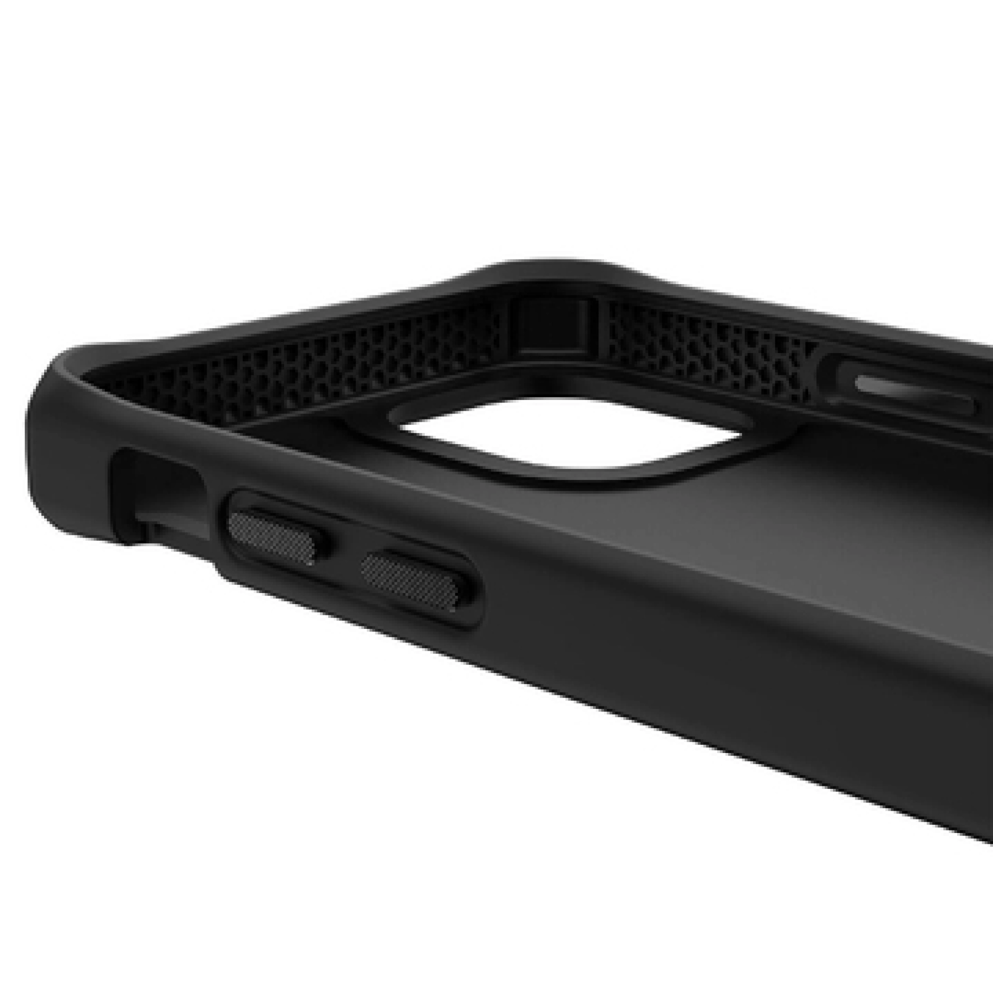 ITSKINS SPECTRUM SILK cover til iPhone 14 Plus®. Sort
