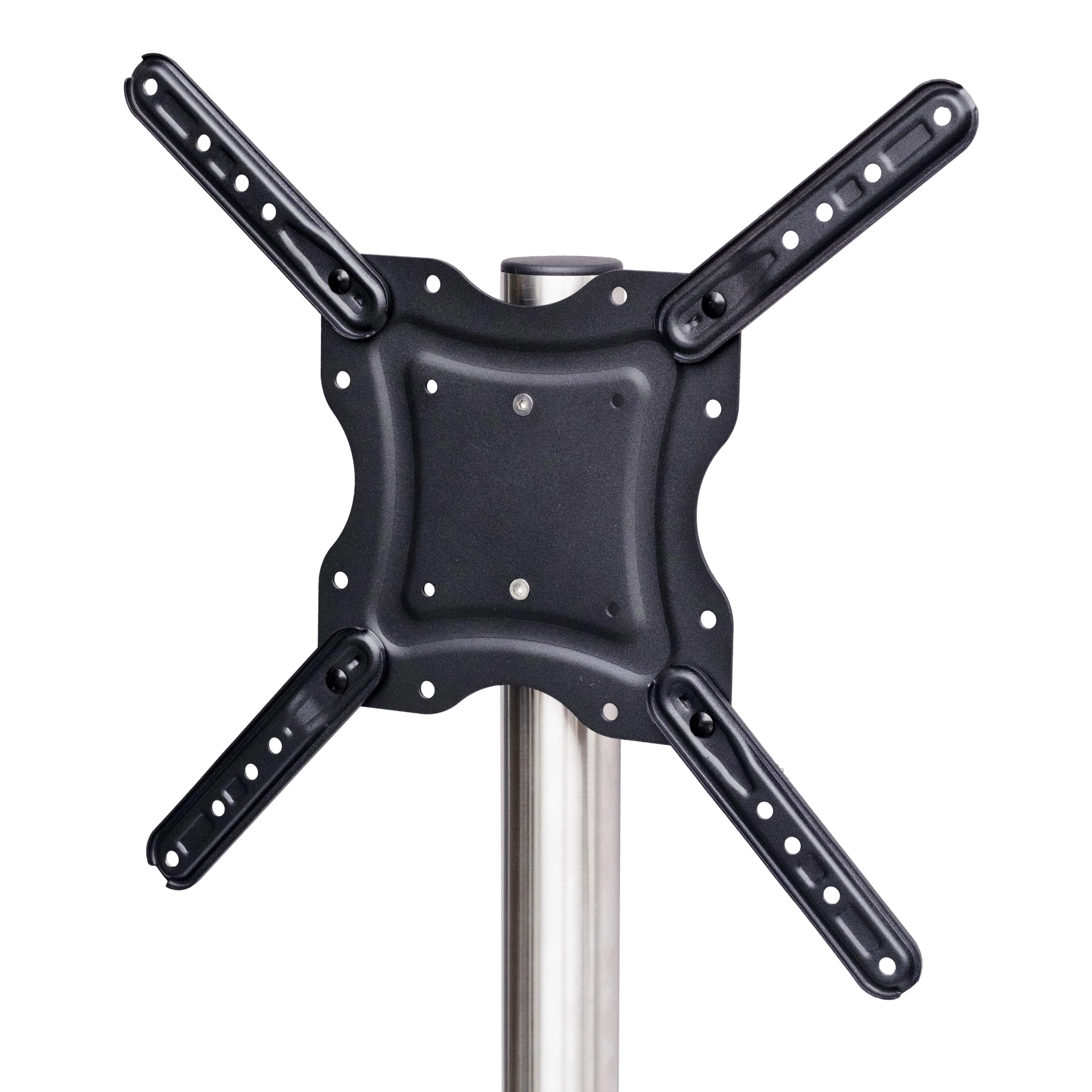 Sinox StandView TV gulvstand, vinklet med drejbar top. 26"-65". Alu finish Sinox StandView TV gulvstand, vinklet med drejbar top. 26"-65". Alu finish